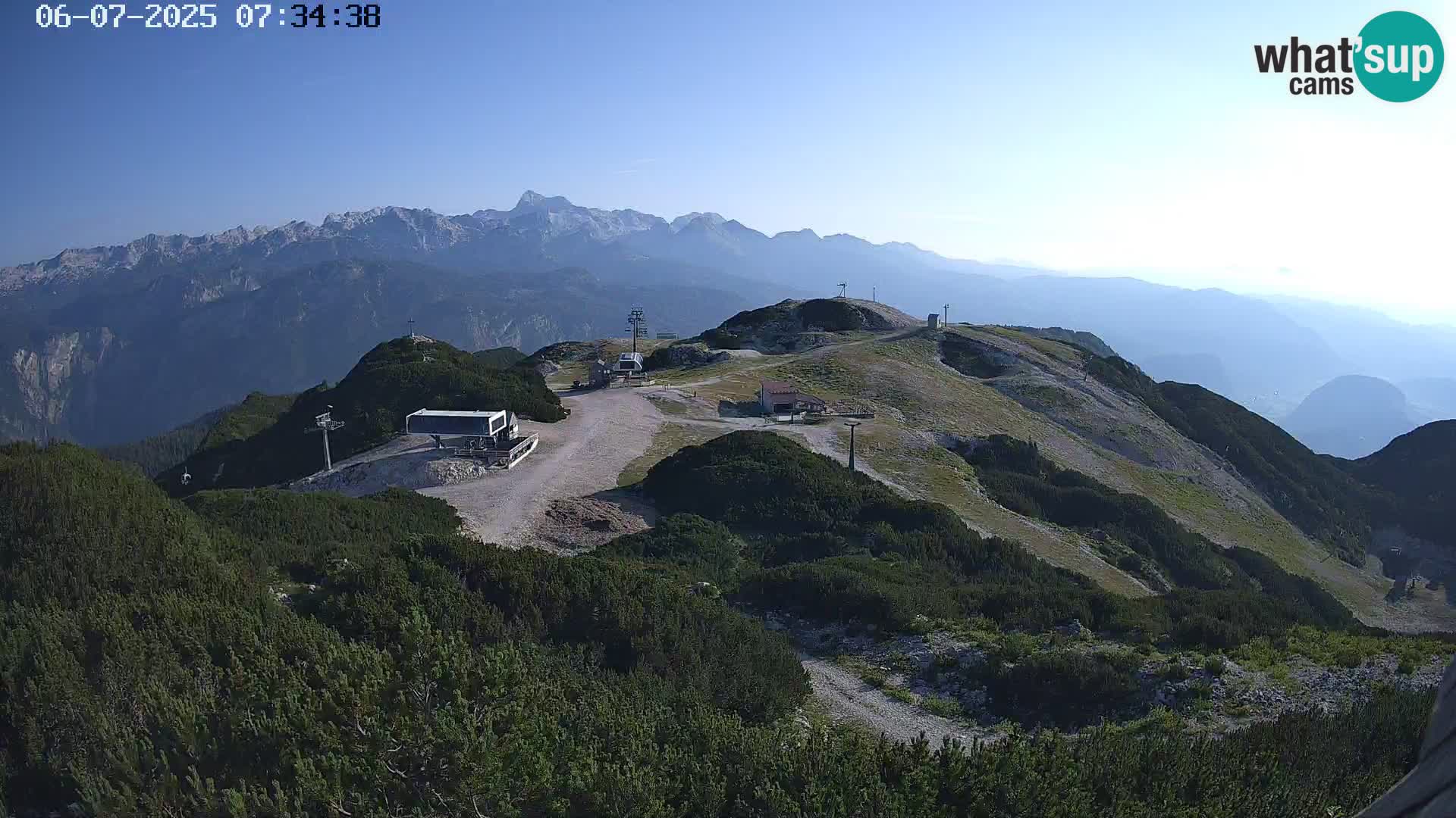 Skigebiet Vogel webcam Orlova Glava und Triglav