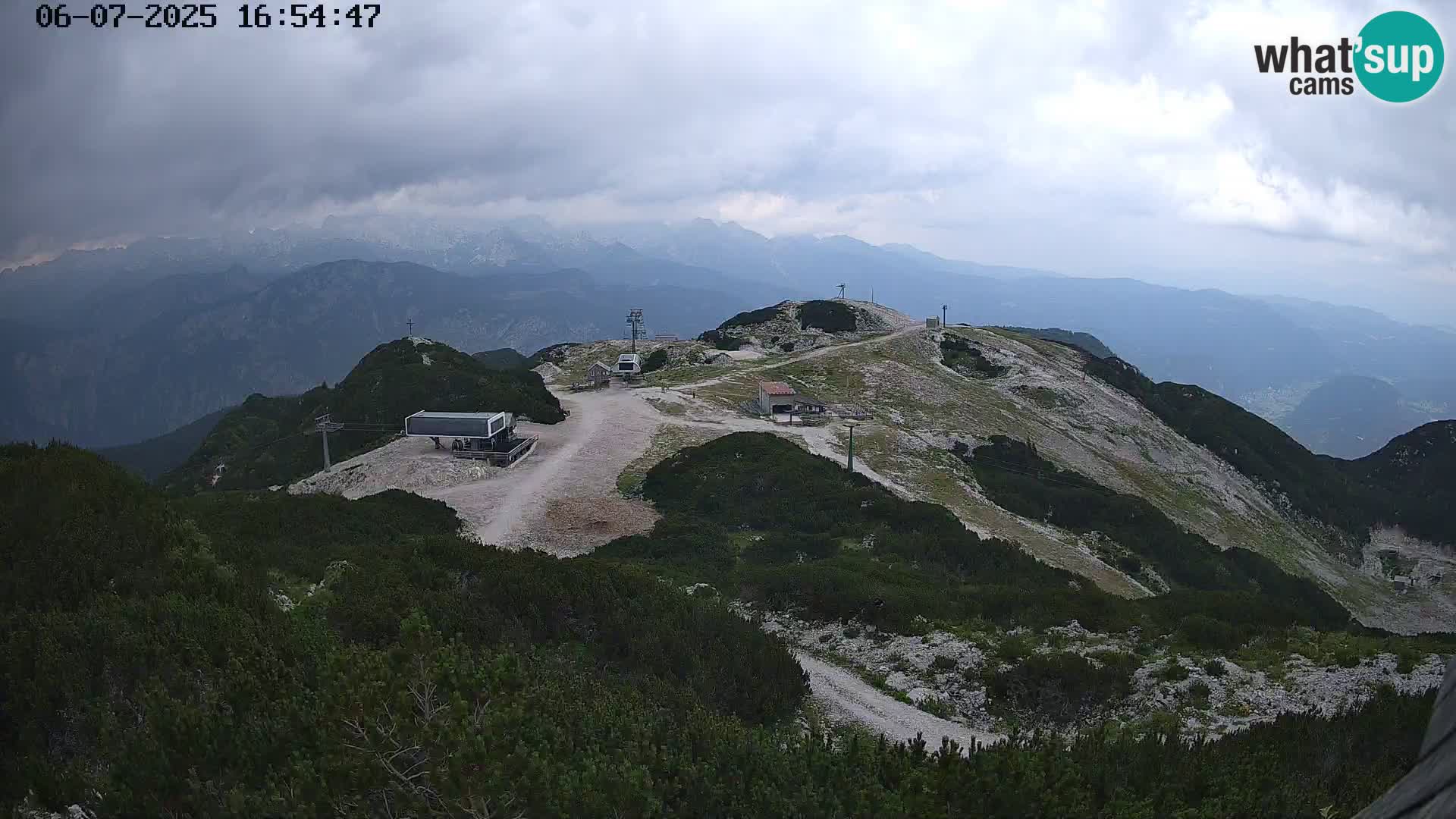 Skigebiet Vogel webcam Orlova Glava und Triglav