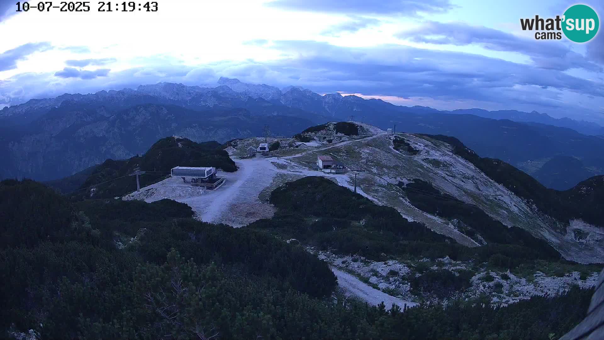 Skigebiet Vogel webcam Orlova Glava und Triglav