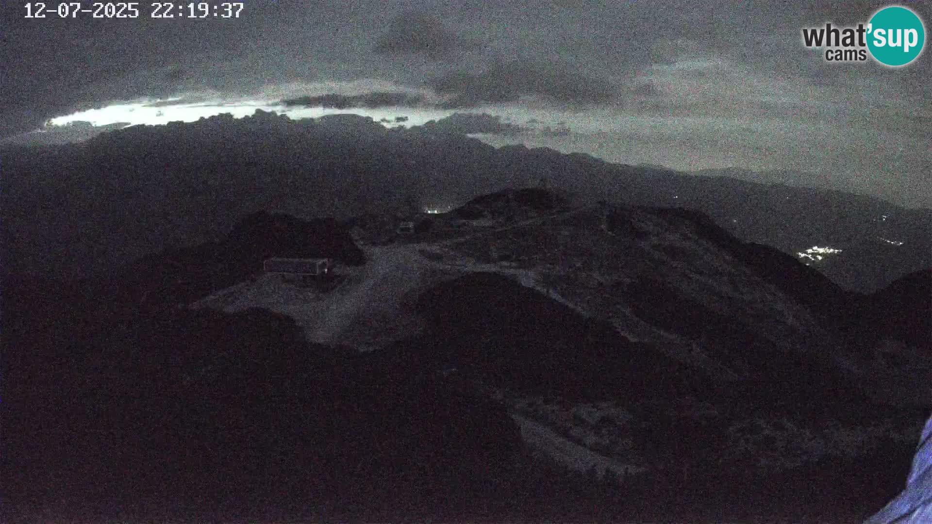 Stazione sciistica Vogel webcam Panorama dalla Orlova glave verso il Triglav