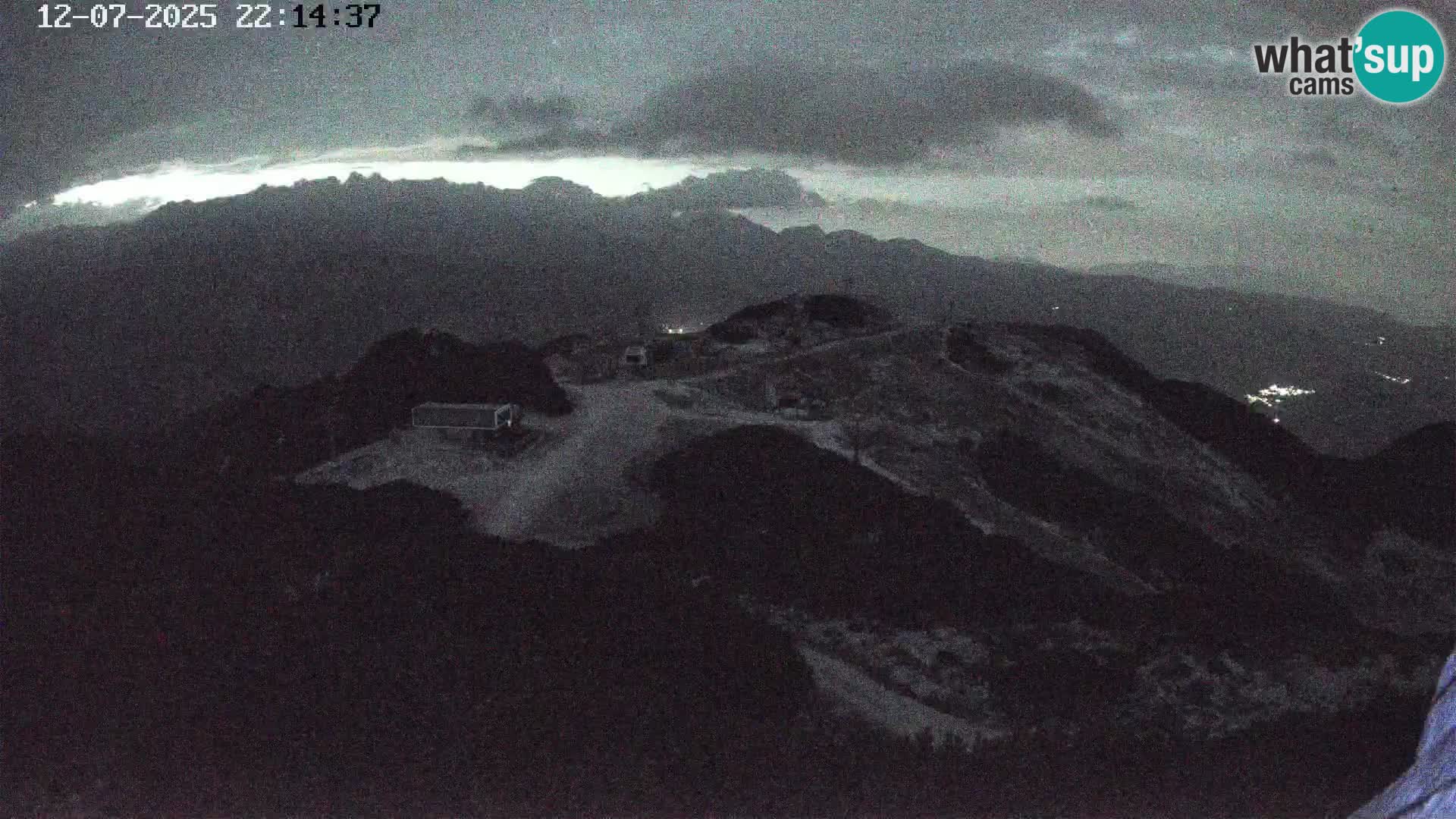Stazione sciistica Vogel webcam Panorama dalla Orlova glave verso il Triglav