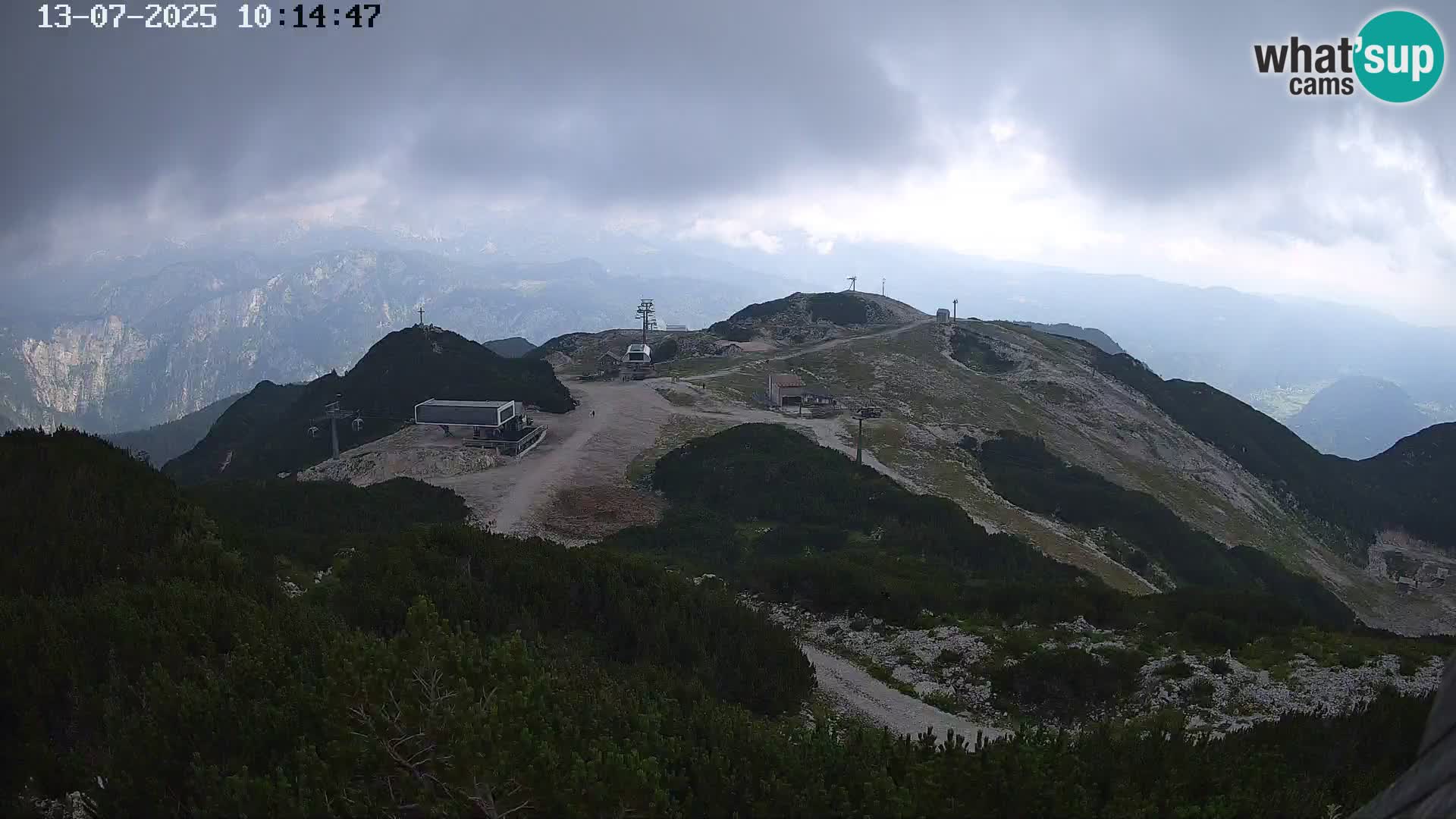 Skigebiet Vogel webcam Orlova Glava und Triglav