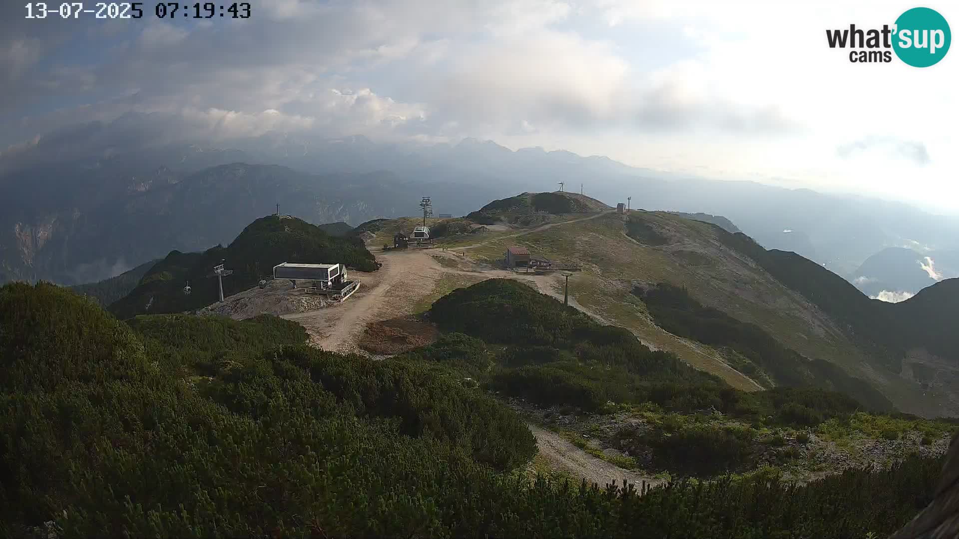 Skigebiet Vogel webcam Orlova Glava und Triglav