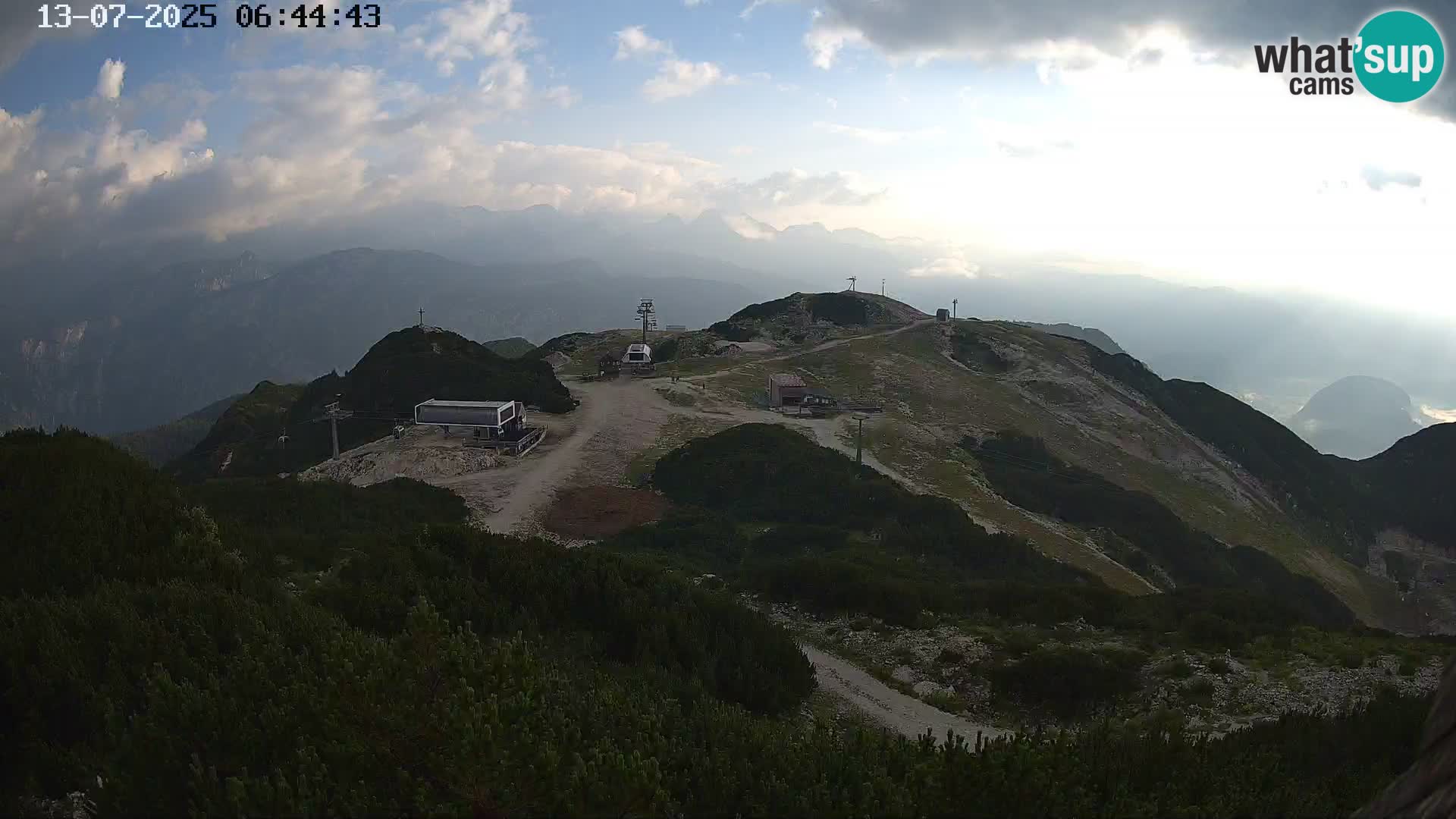 Skigebiet Vogel webcam Orlova Glava und Triglav