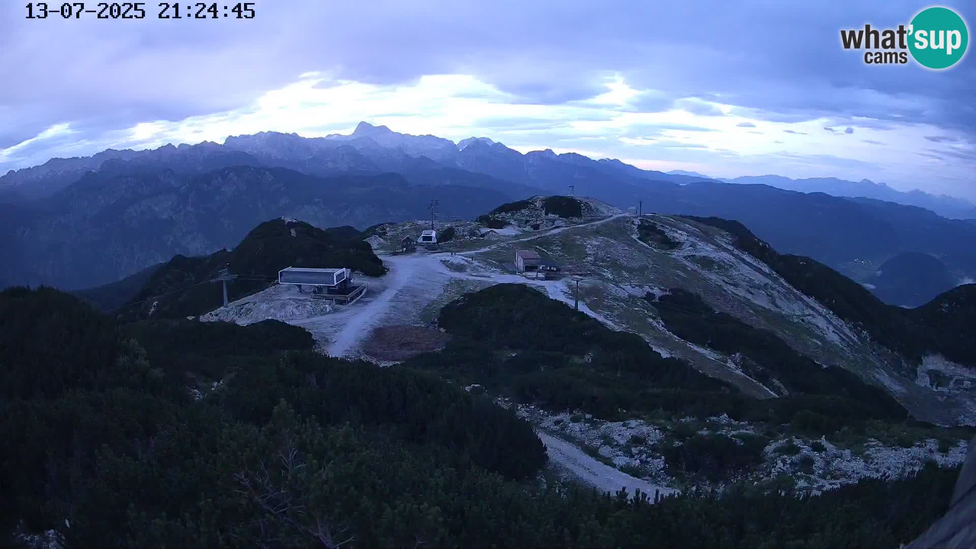Skigebiet Vogel webcam Orlova Glava und Triglav