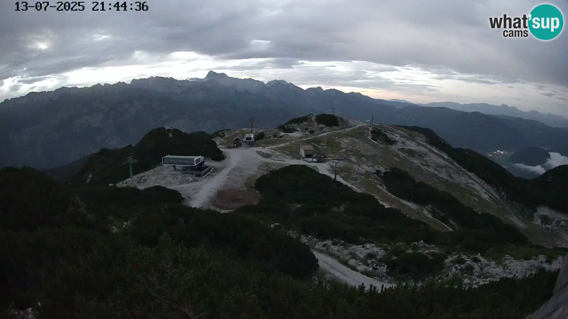 Skigebiet Vogel webcam Orlova Glava und Triglav