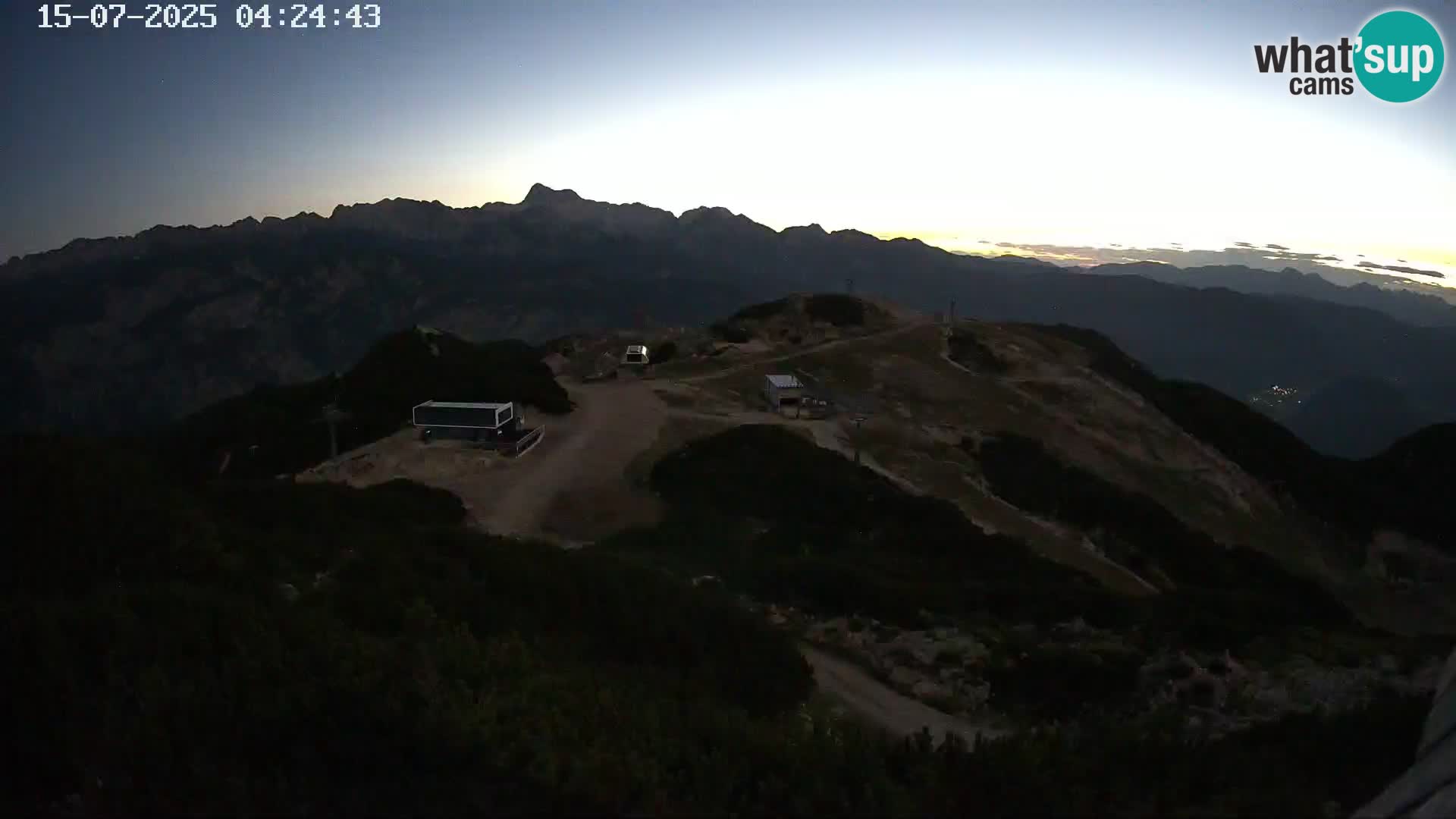 Skigebiet Vogel webcam Orlova Glava und Triglav