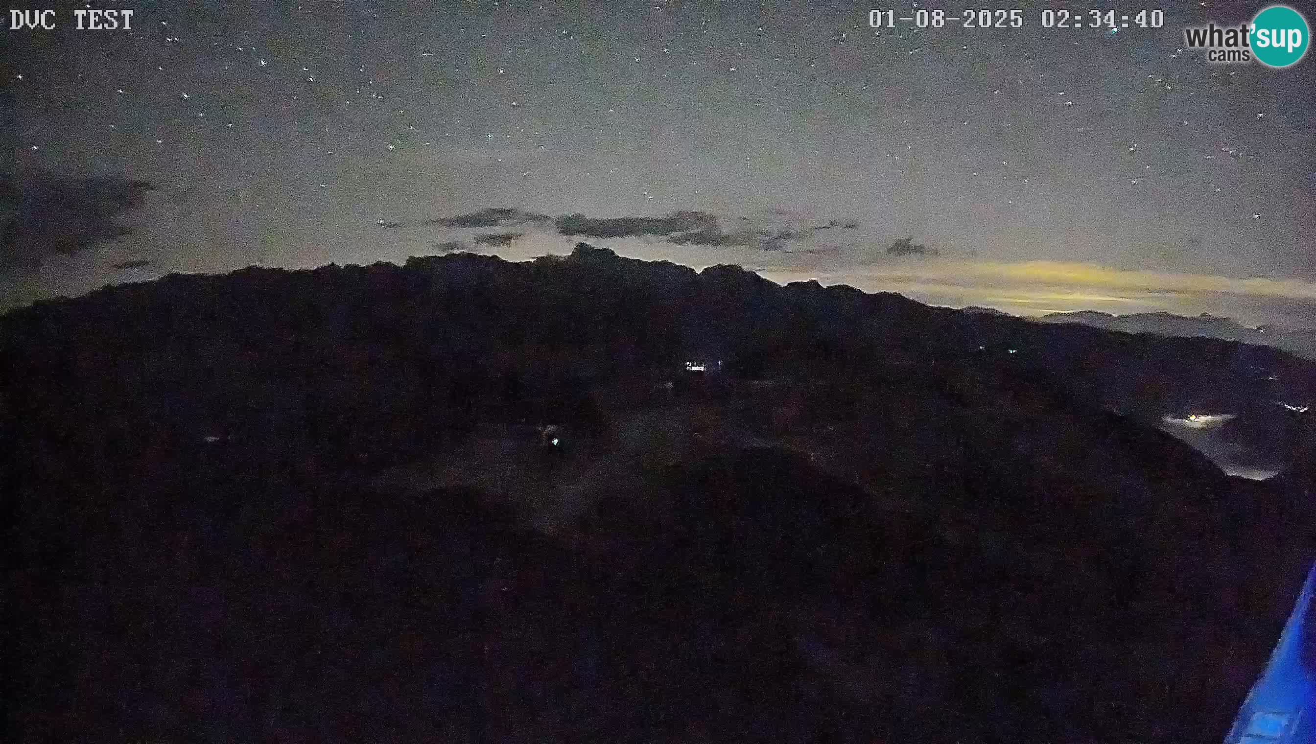 Vogel Ski Resort webcam View from Orlova Glava to Triglav