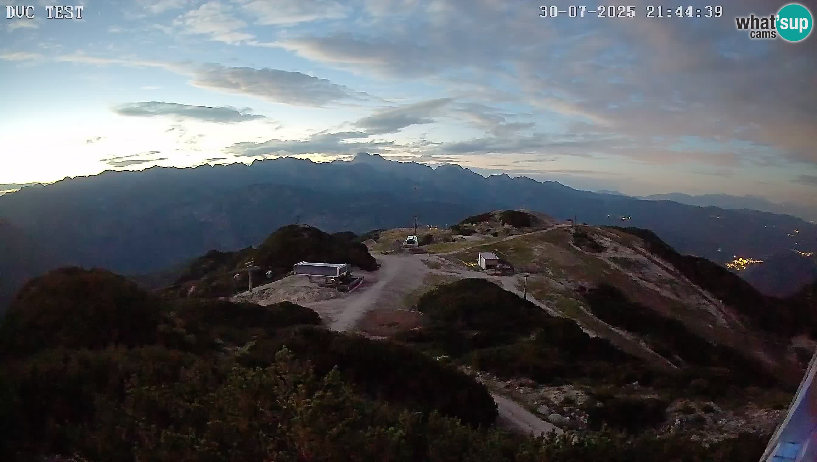 Skijalište Vogel web kamera panorama sa Orlove glave proti Triglavu