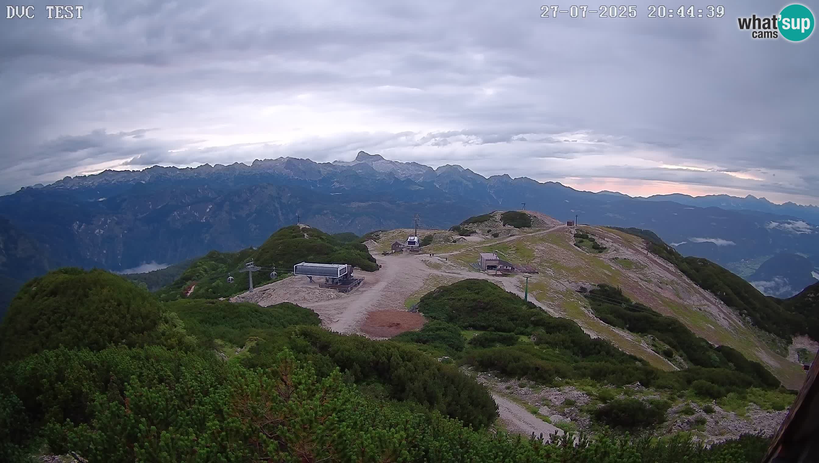 Smučišče Vogel Spletna kamera Pogled z Orlove Glave proti Triglavu
