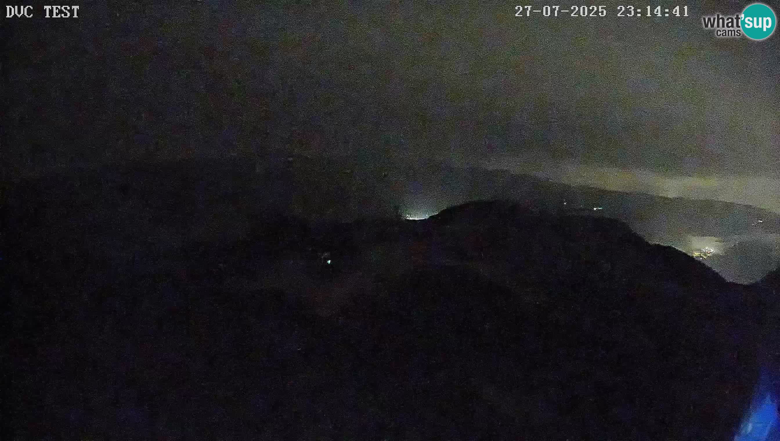 Vogel Ski Resort webcam View from Orlova Glava to Triglav