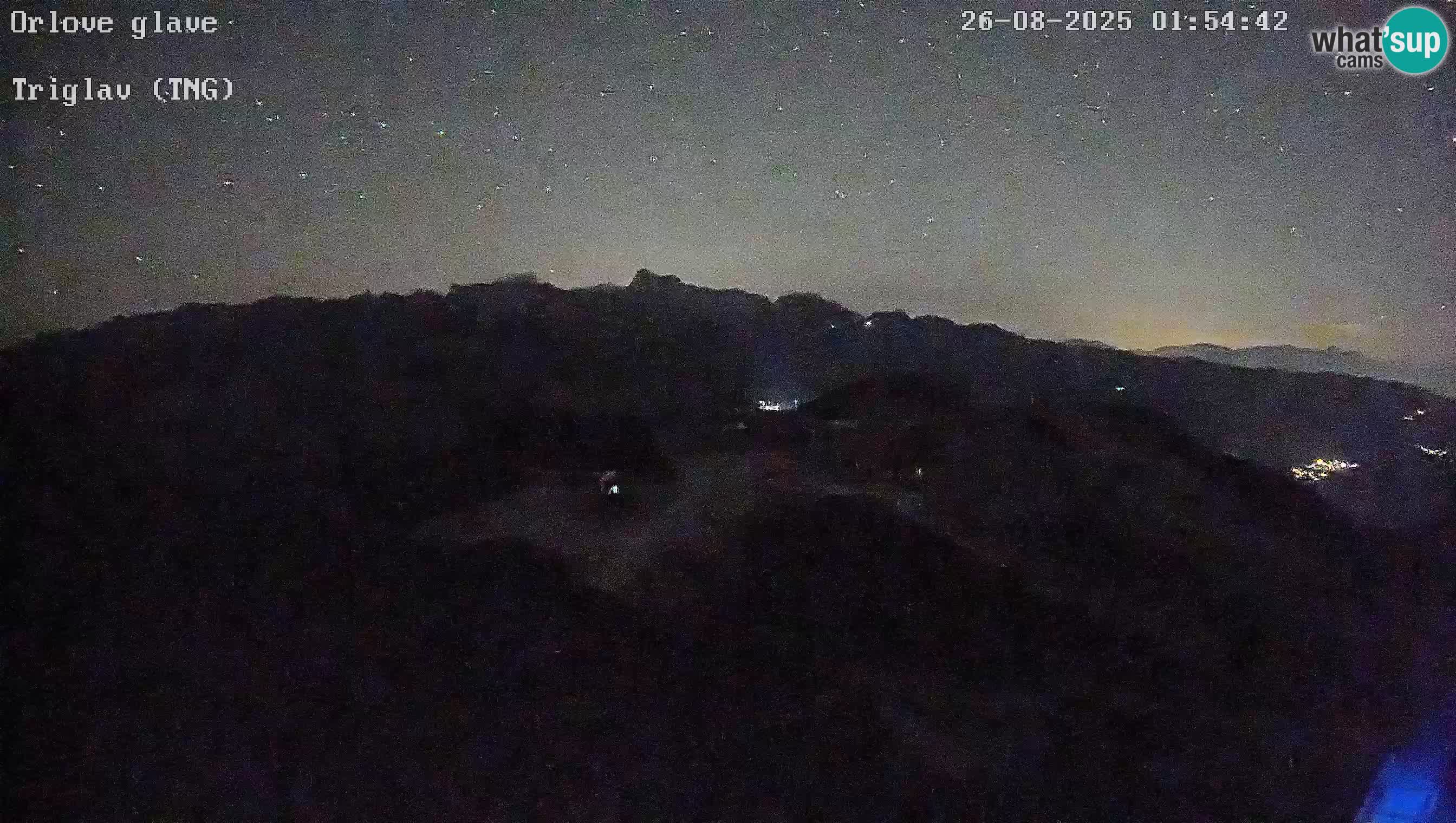 Skigebiet Vogel webcam Orlova Glava und Triglav