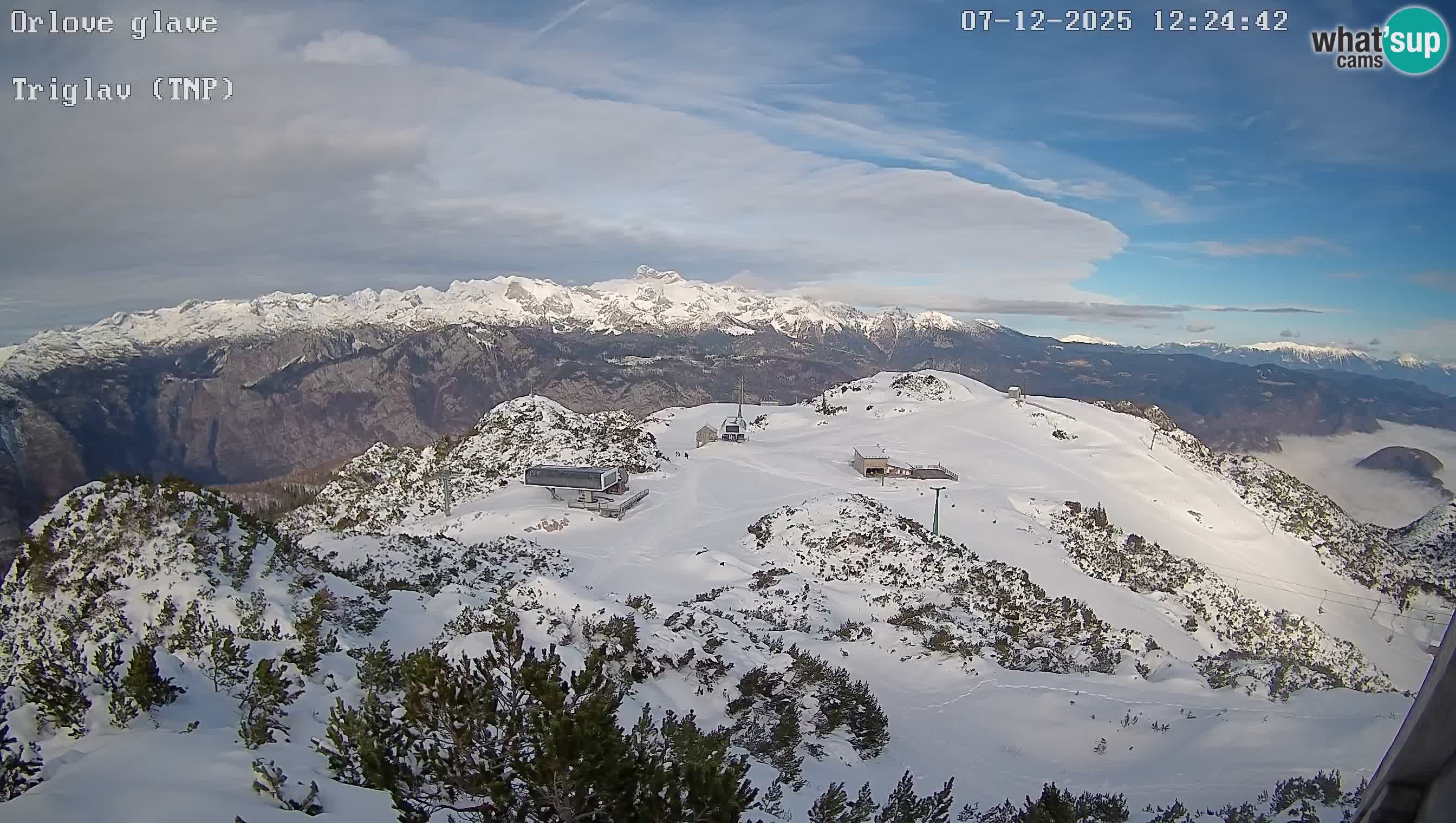 Station ski Vogel live cam Orlova Glava e Triglav