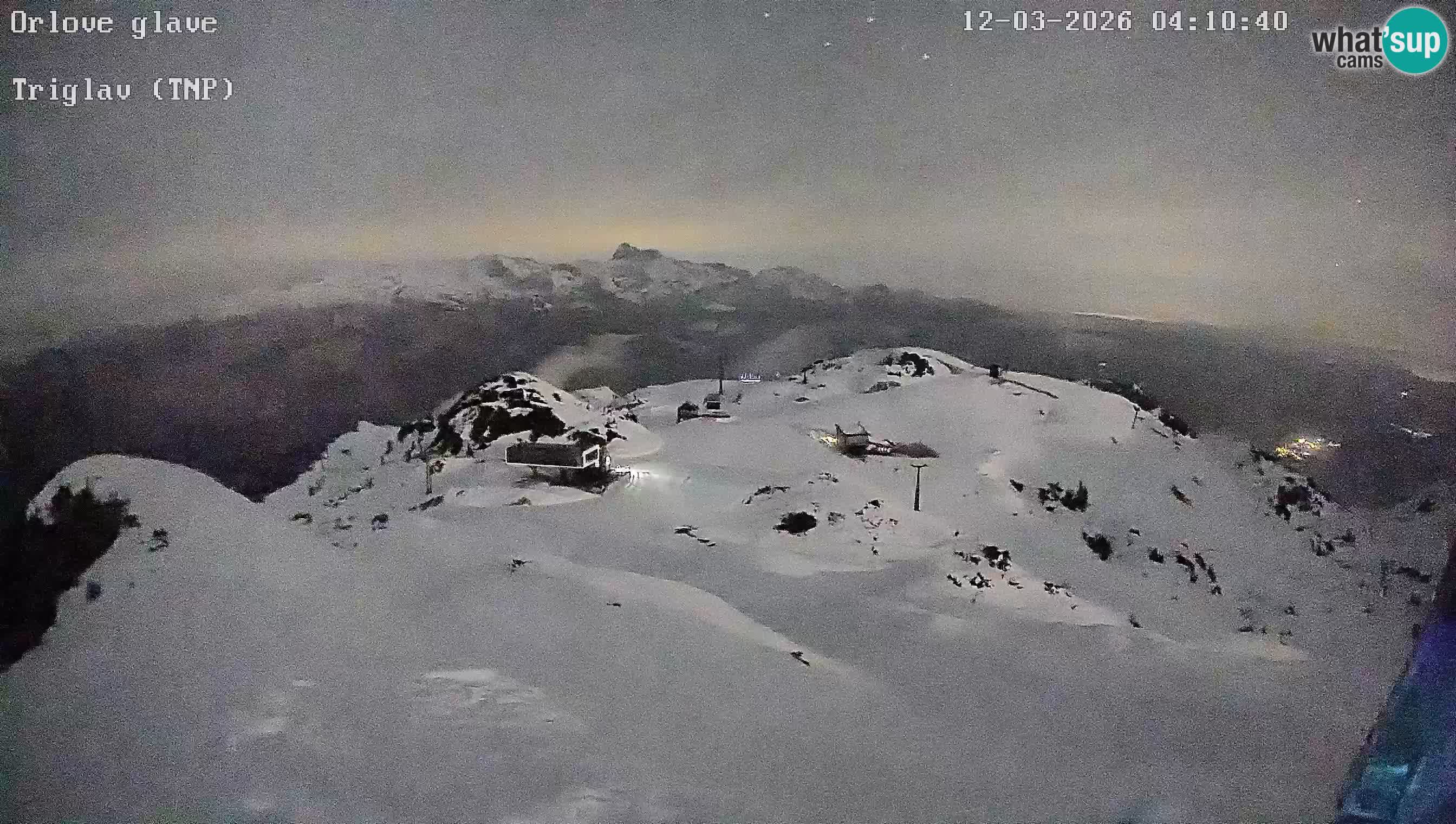 Smučišče Vogel Spletna kamera Pogled z Orlove Glave proti Triglavu