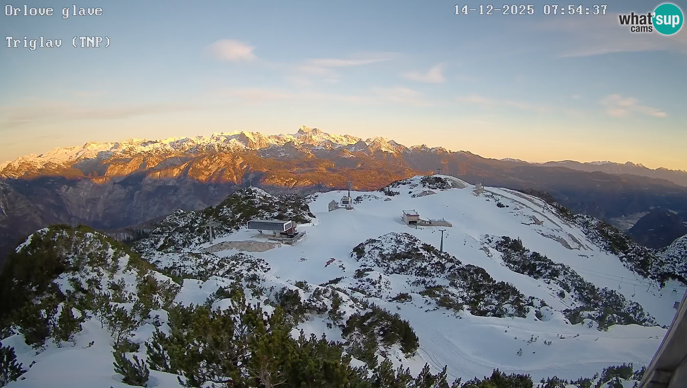 Station ski Vogel live cam Orlova Glava e Triglav