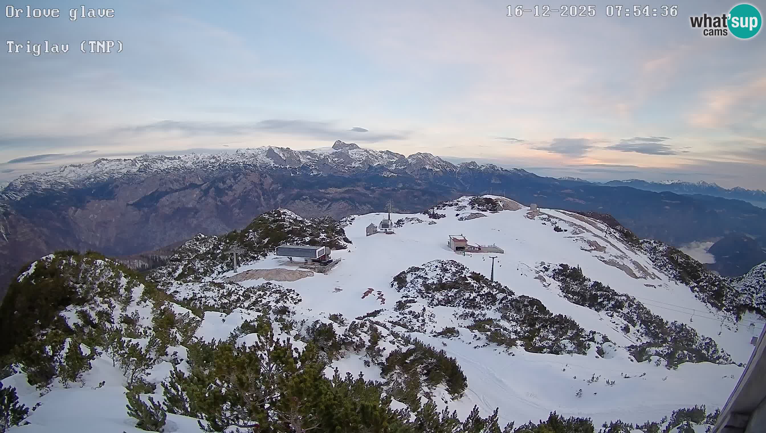 Station ski Vogel live cam Orlova Glava e Triglav