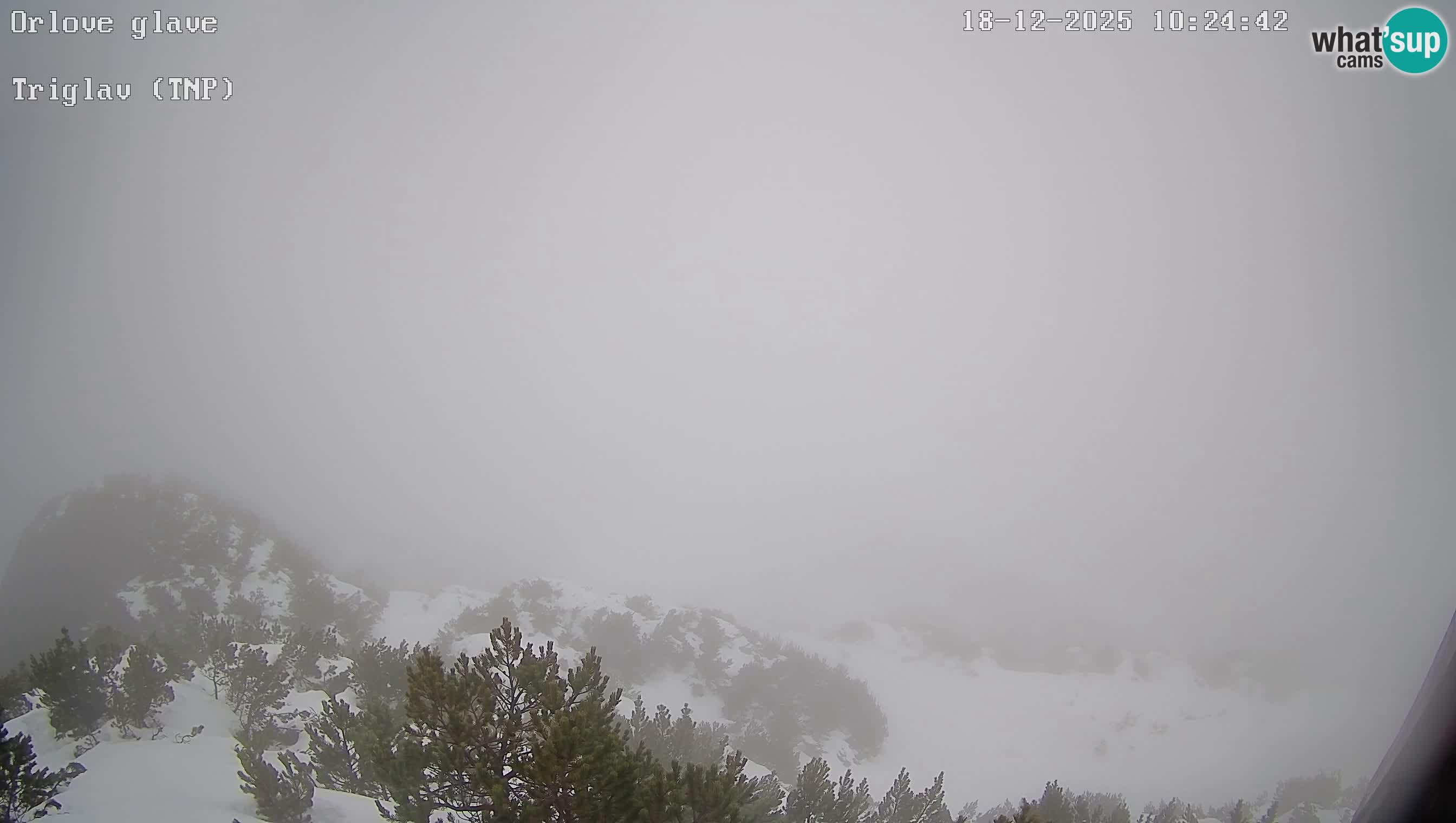 Smučišče Vogel Spletna kamera Pogled z Orlove Glave proti Triglavu