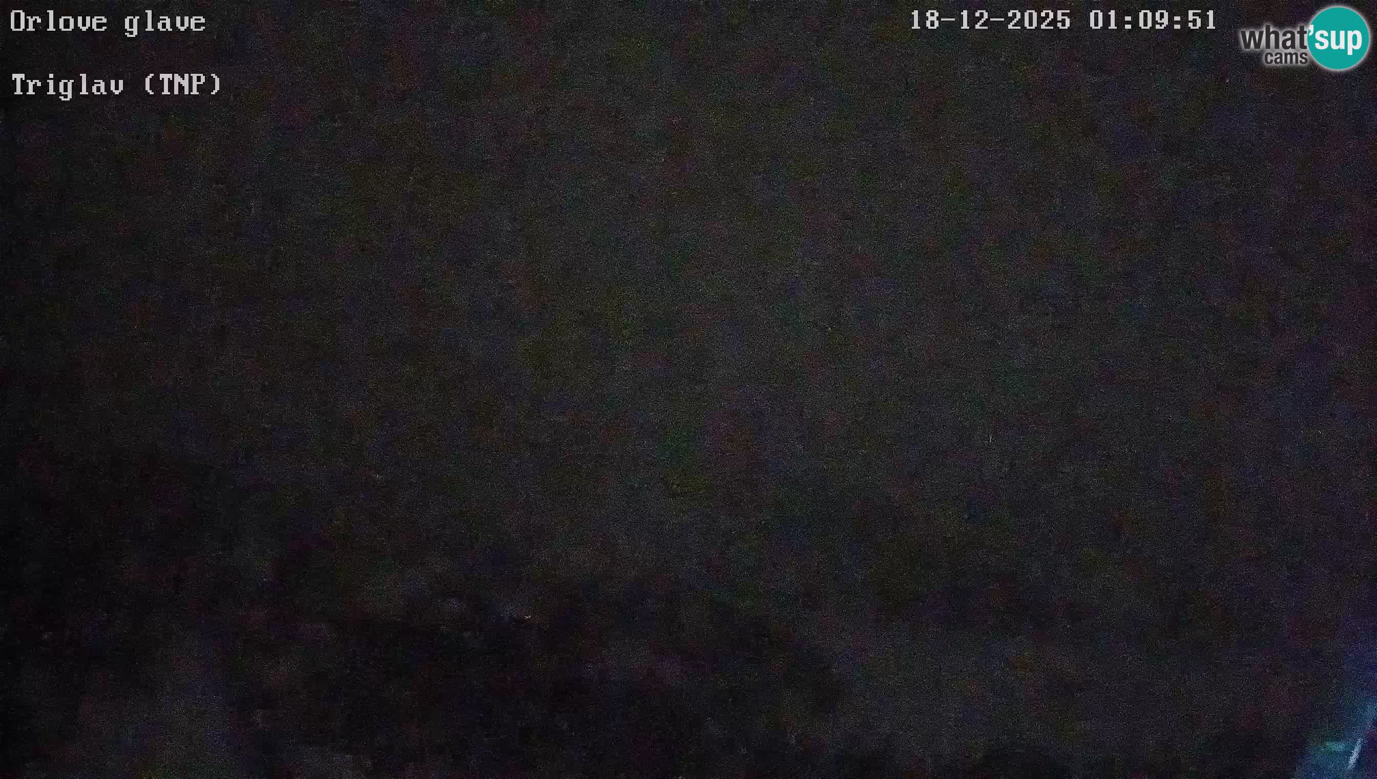 Vogel Ski Resort webcam View from Orlova Glava to Triglav