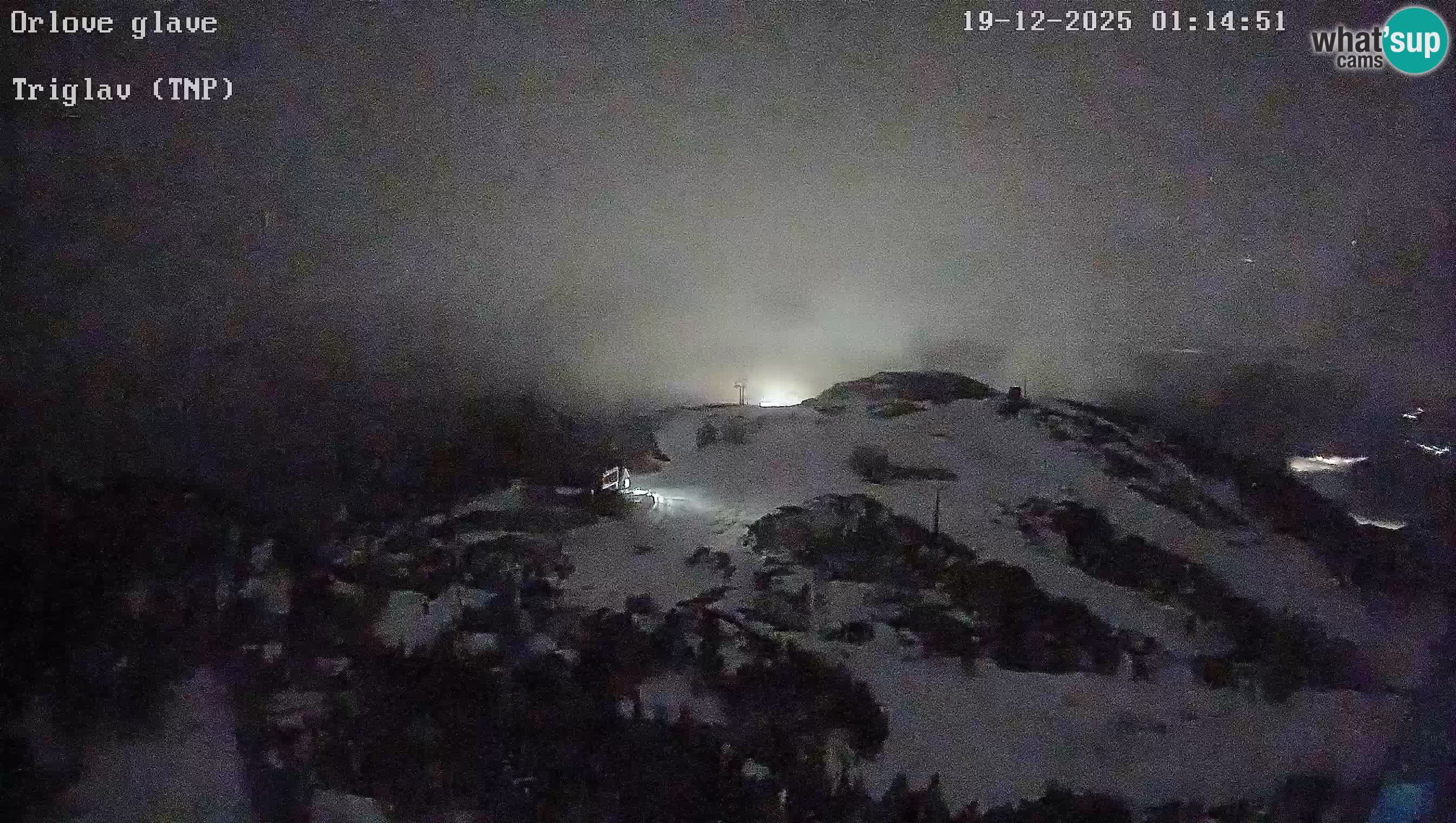 Skijalište Vogel web kamera panorama sa Orlove glave proti Triglavu