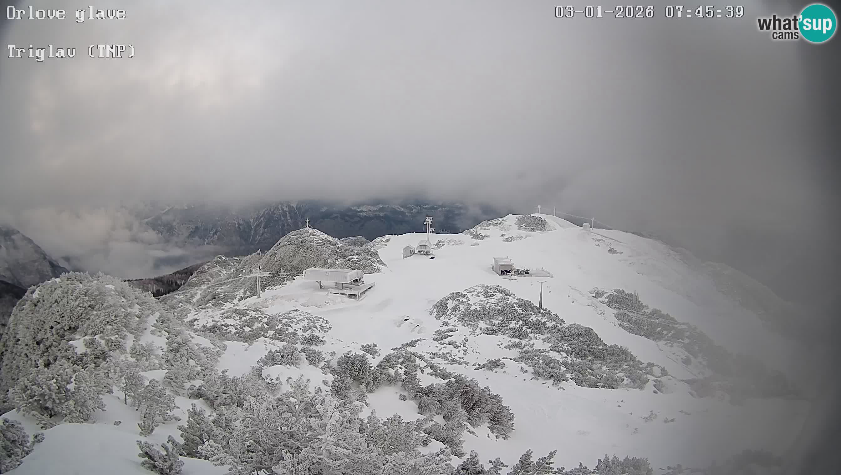 Station ski Vogel live cam Orlova Glava e Triglav