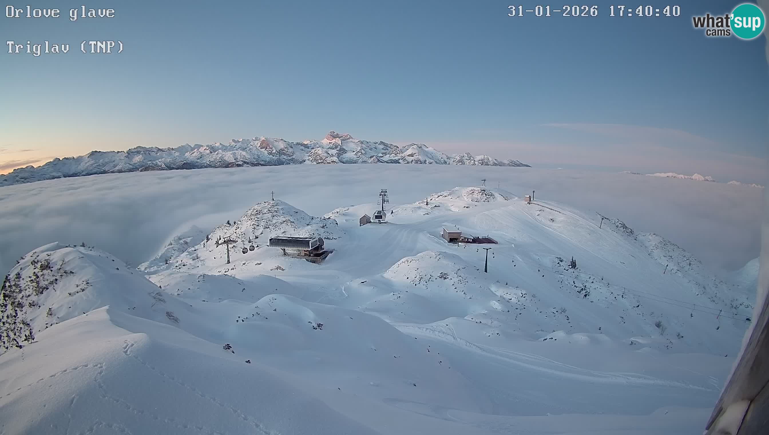 Station ski Vogel live cam Orlova Glava e Triglav