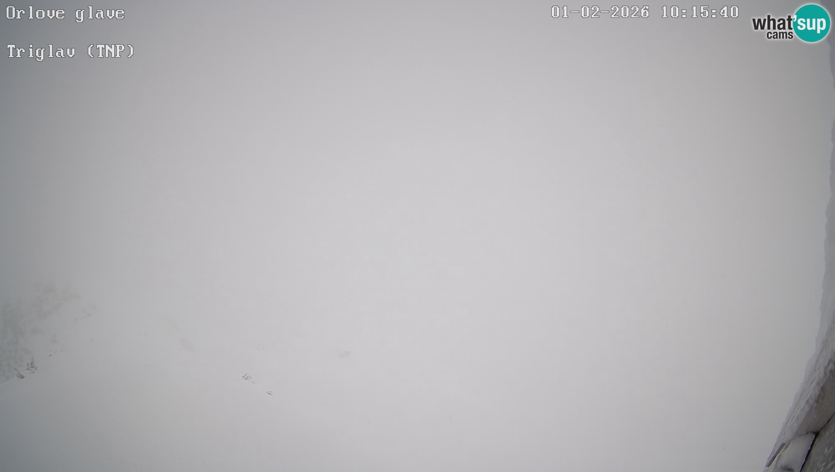 Smučišče Vogel Spletna kamera Pogled z Orlove Glave proti Triglavu