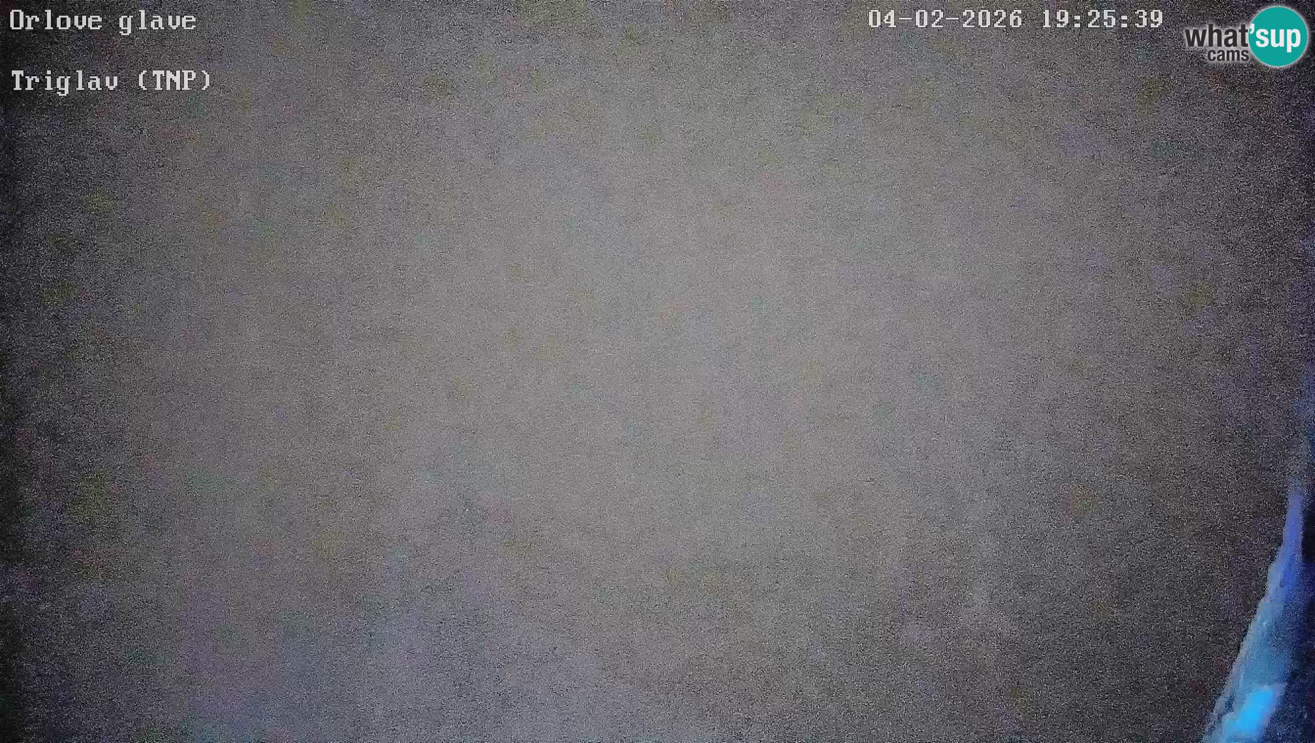 Vogel Ski Resort webcam View from Orlova Glava to Triglav