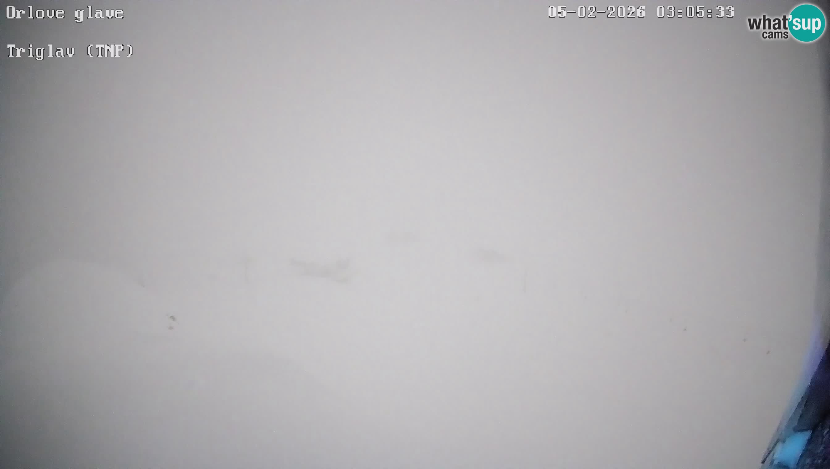 Smučišče Vogel Spletna kamera Pogled z Orlove Glave proti Triglavu