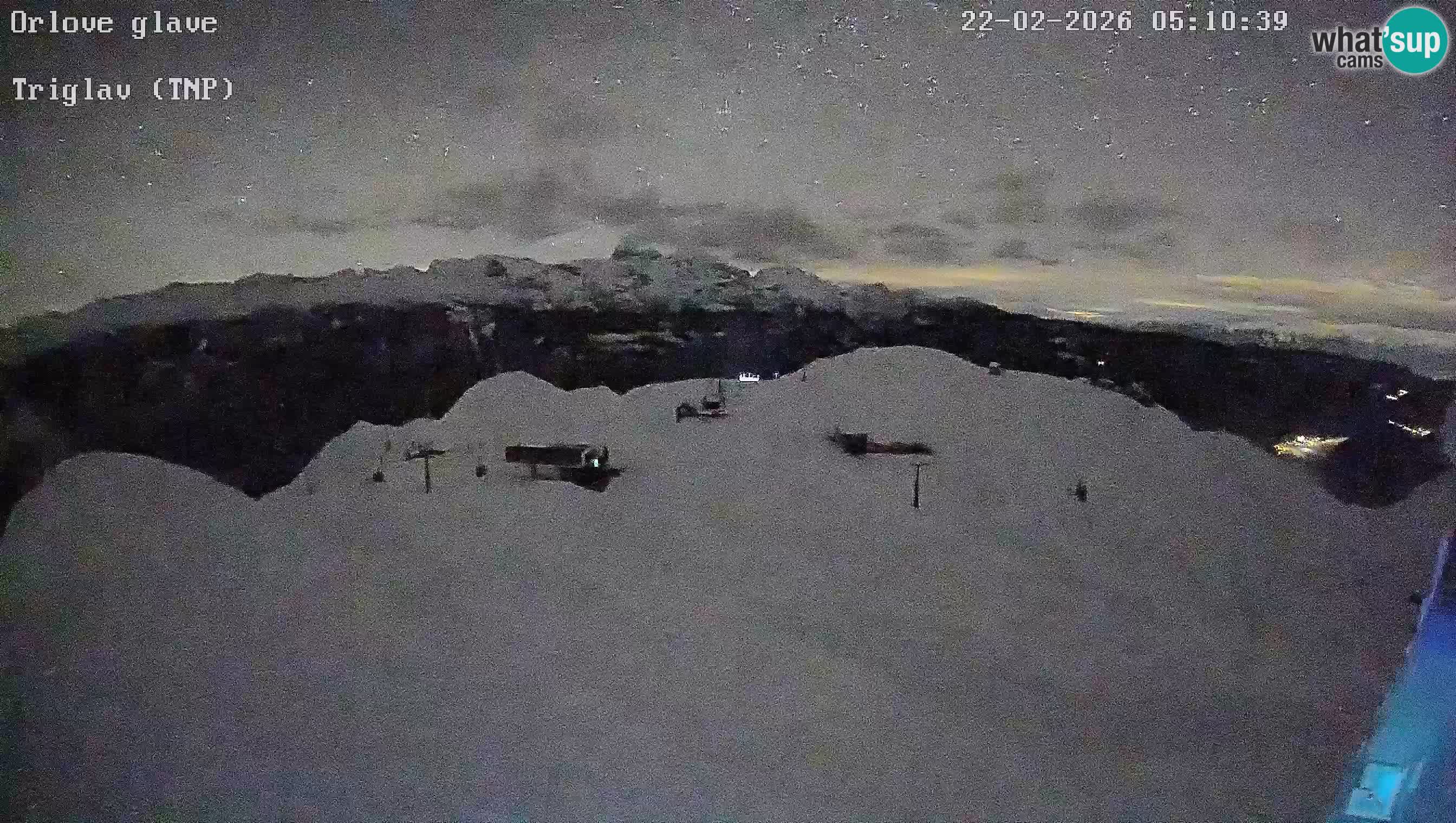 Skigebiet Vogel webcam Orlova Glava und Triglav