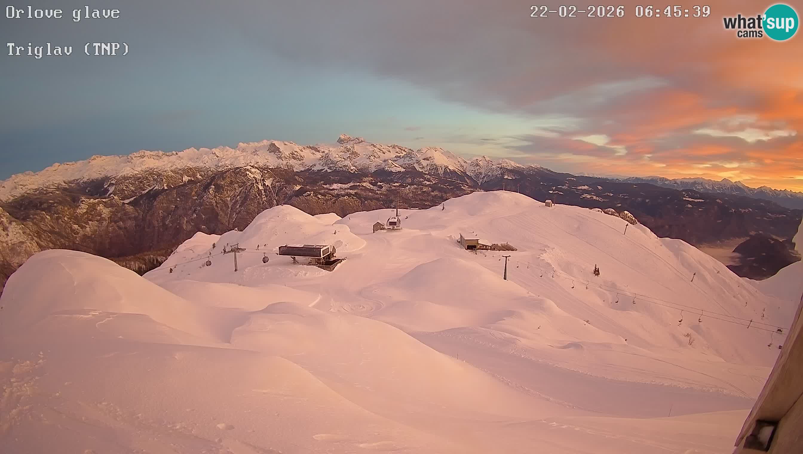 Station ski Vogel live cam Orlova Glava e Triglav