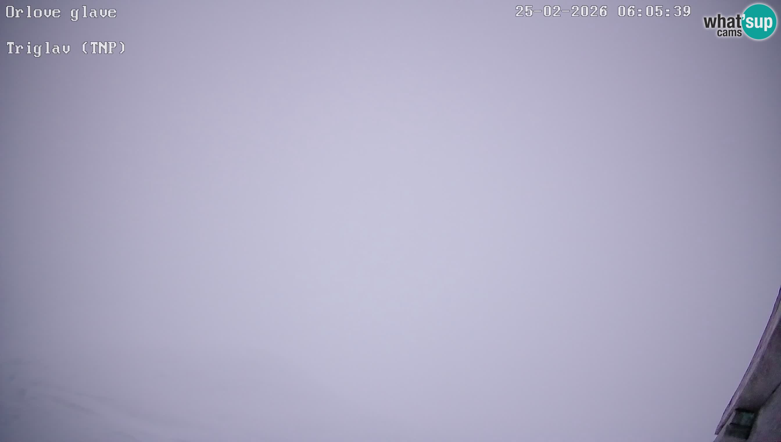 Vogel Ski Resort webcam View from Orlova Glava to Triglav