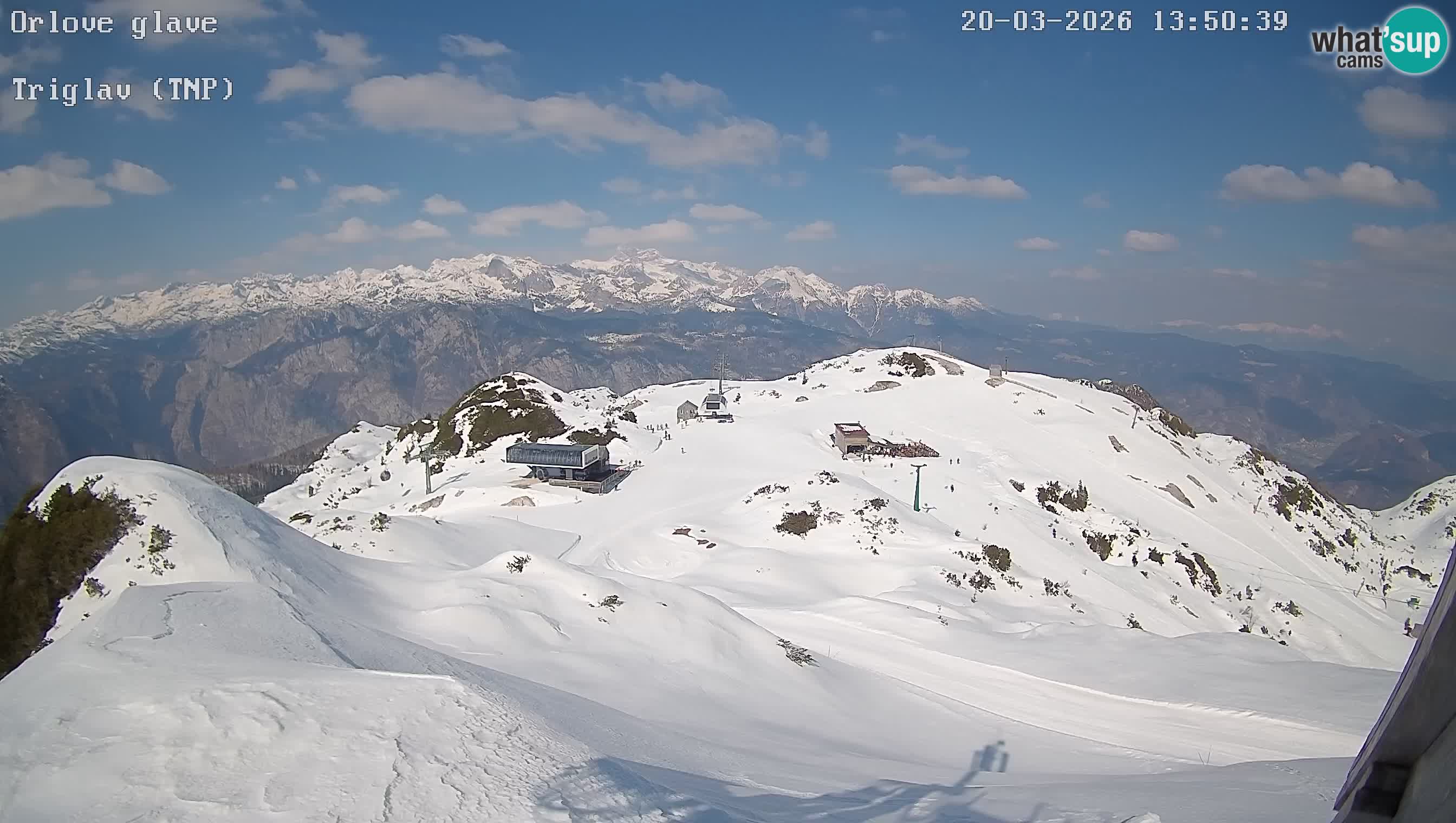 Station ski Vogel live cam Orlova Glava e Triglav