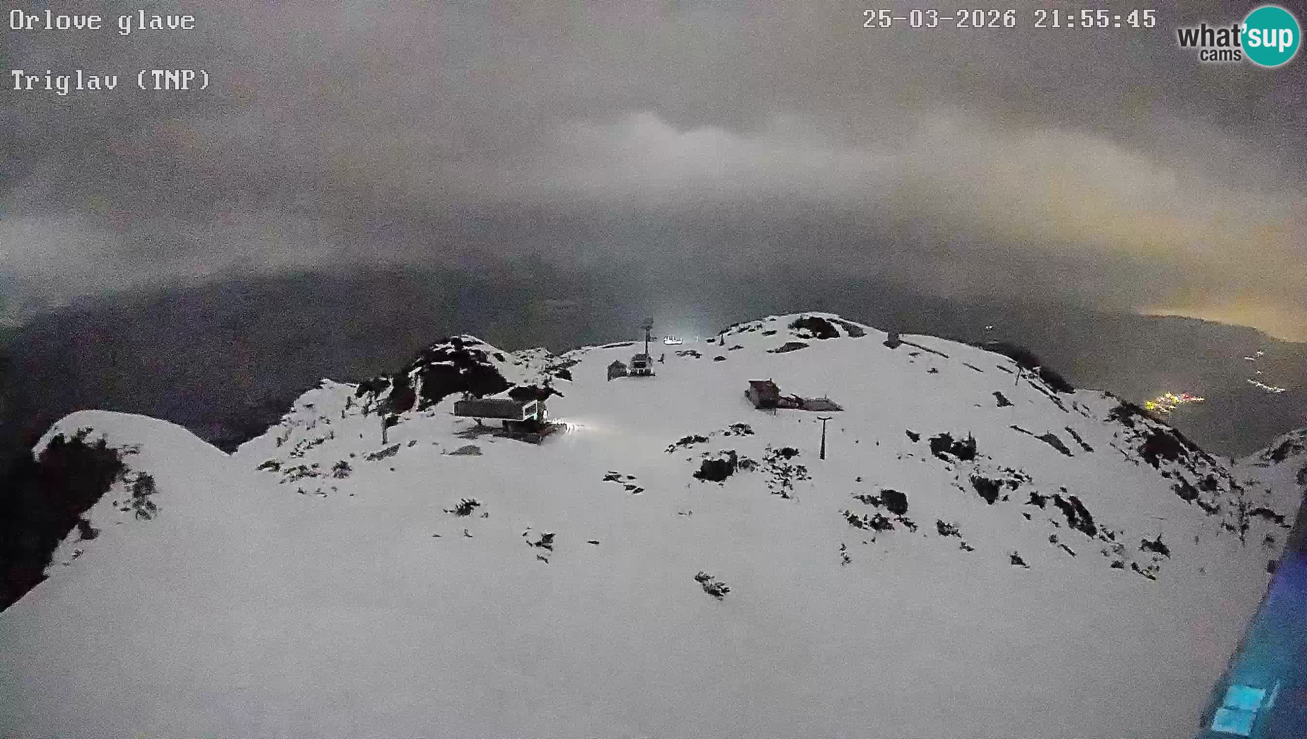 Smučišče Vogel Spletna kamera Pogled z Orlove Glave proti Triglavu