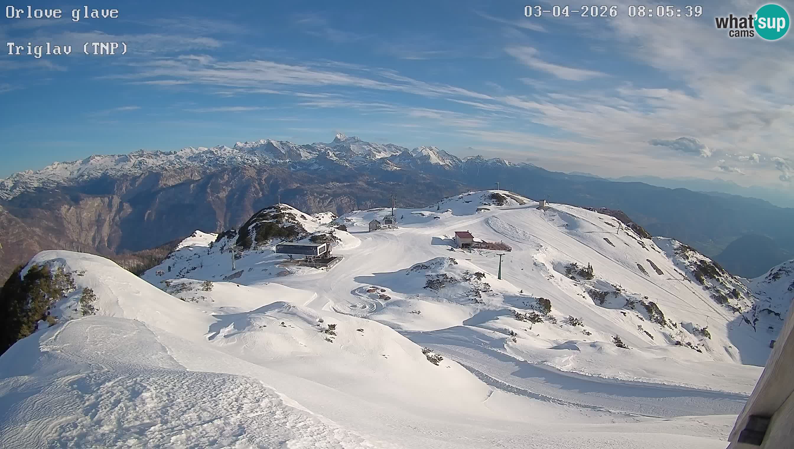 Station ski Vogel live cam Orlova Glava e Triglav