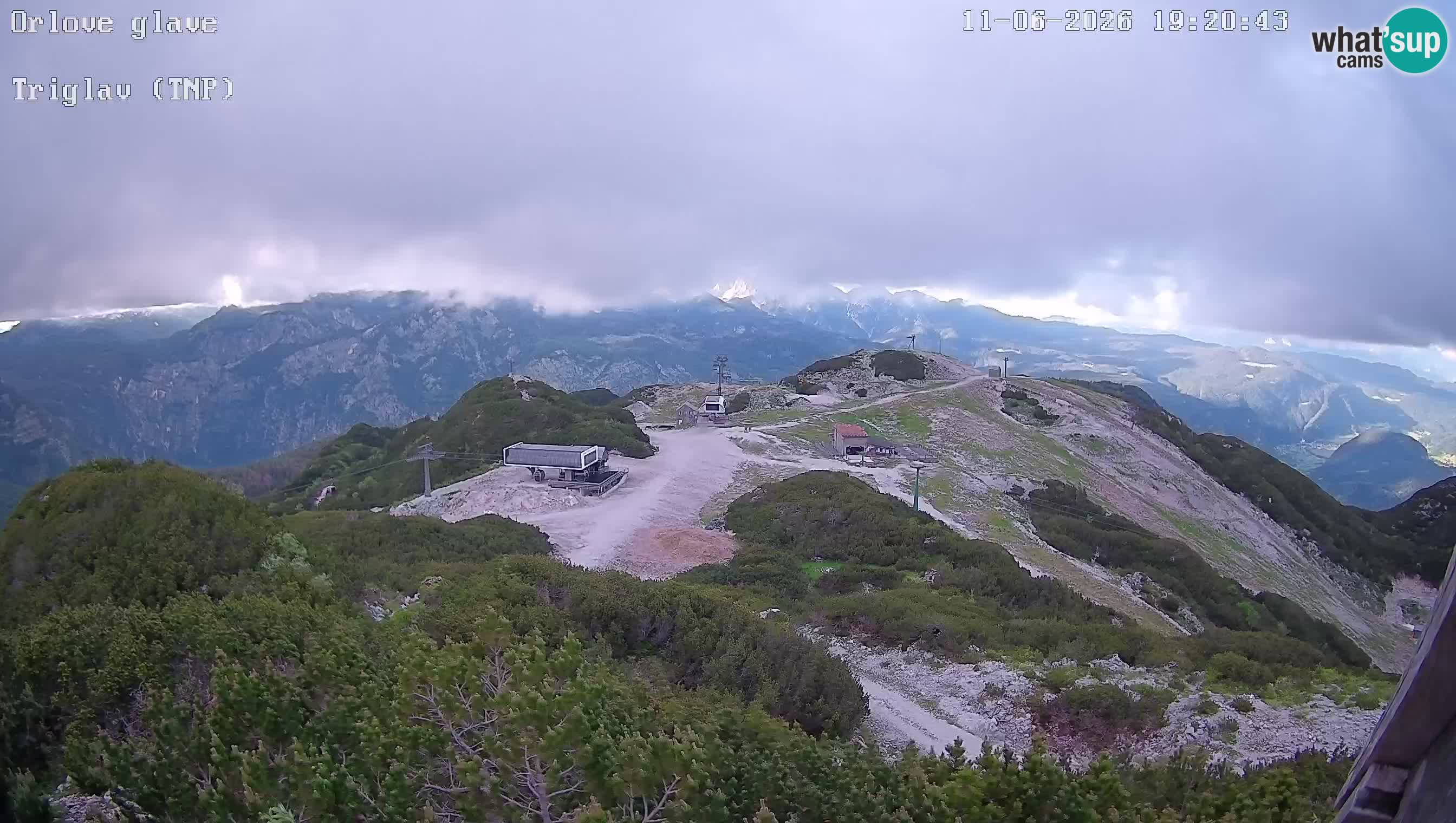 Station ski Vogel live cam Orlova Glava e Triglav