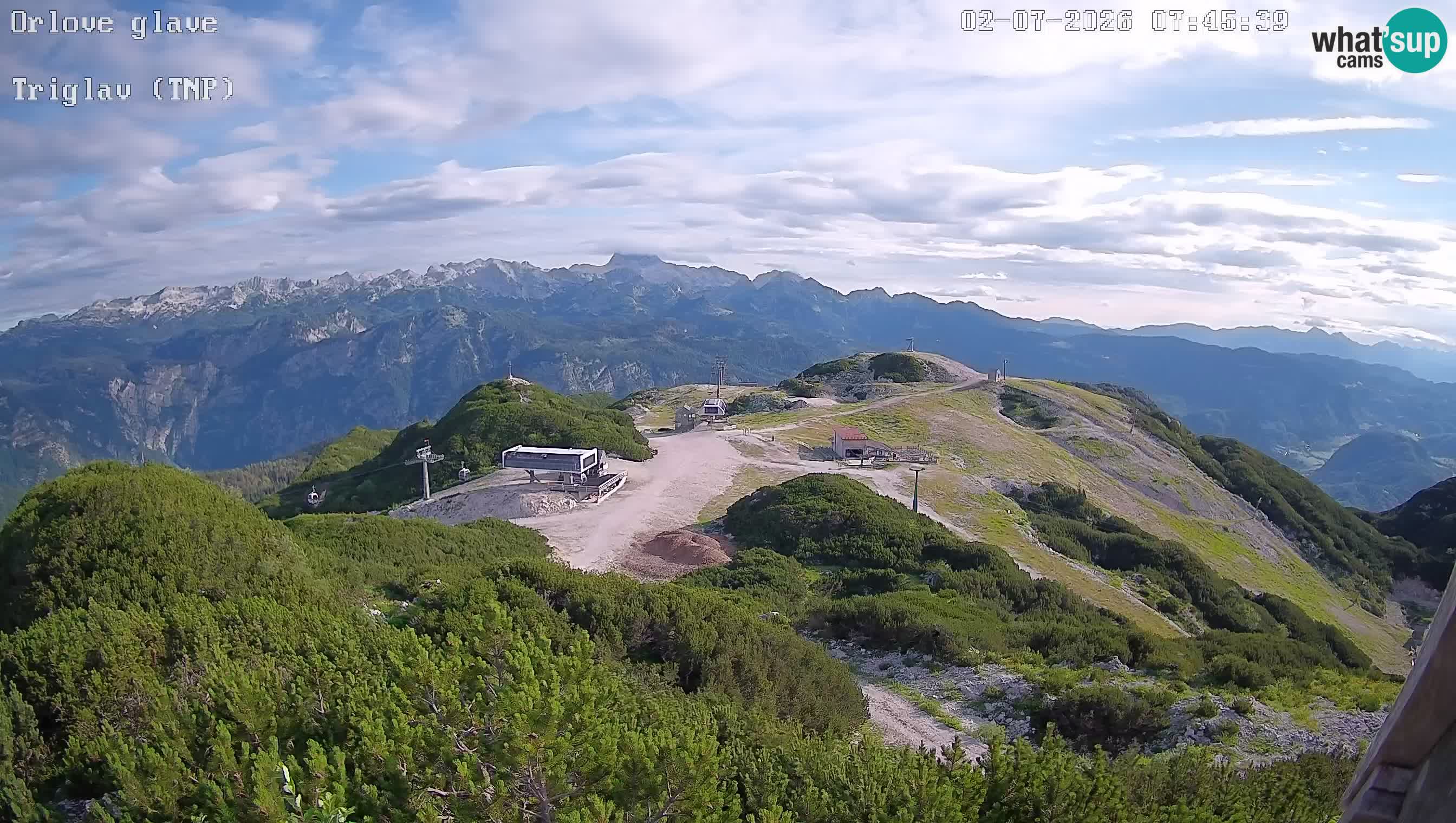 Station ski Vogel live cam Orlova Glava e Triglav