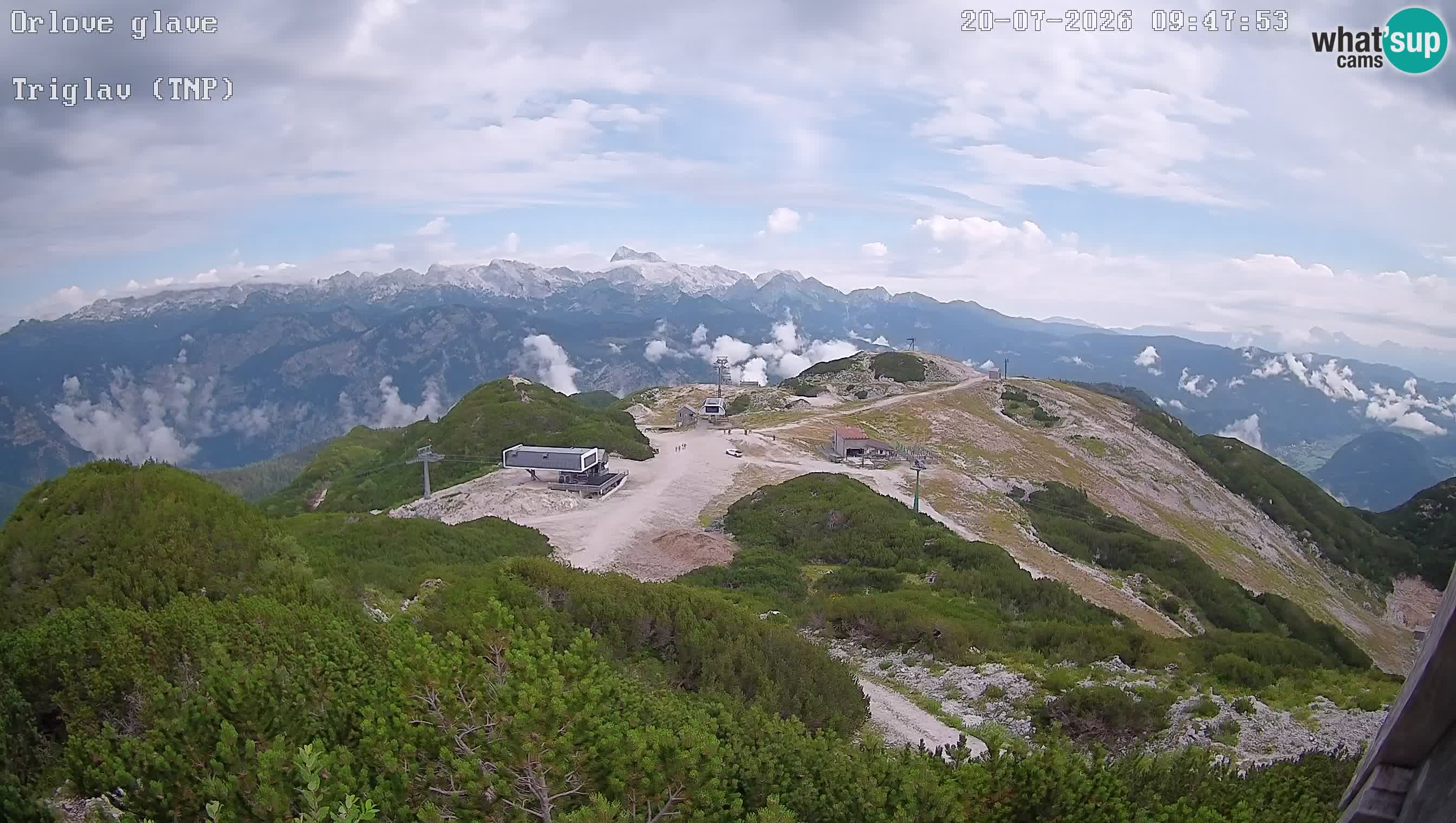 Station ski Vogel live cam Orlova Glava e Triglav