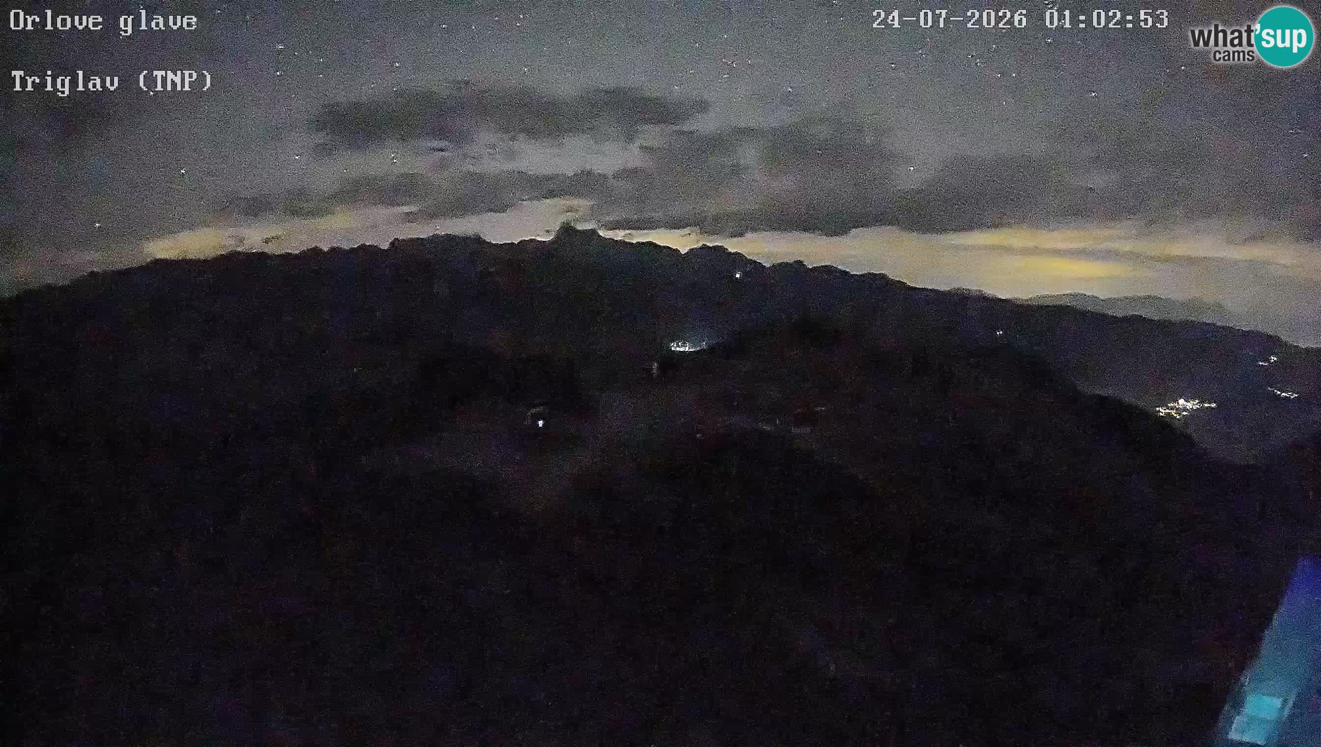 Skigebiet Vogel webcam Orlova Glava und Triglav