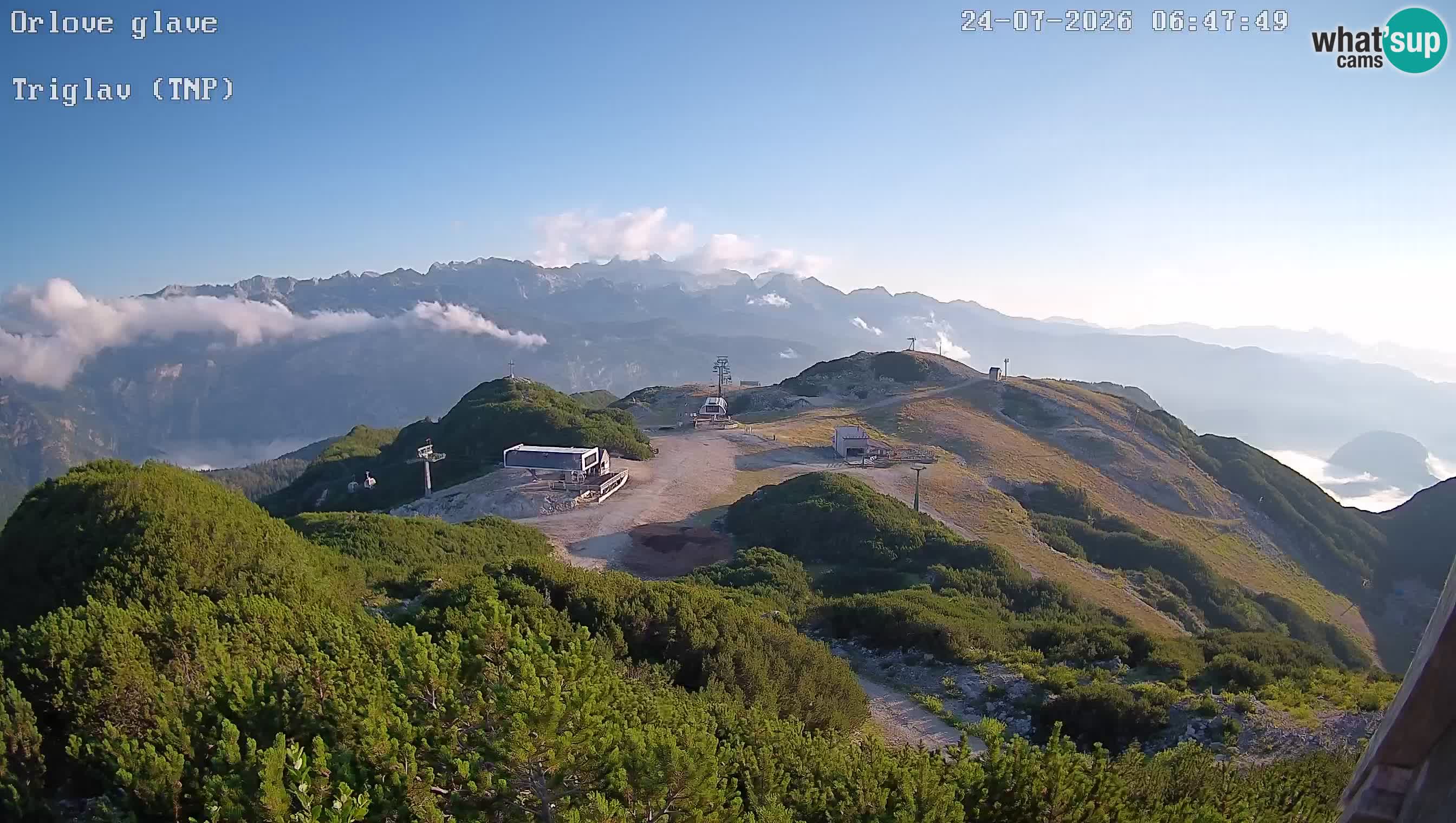 Station ski Vogel live cam Orlova Glava e Triglav