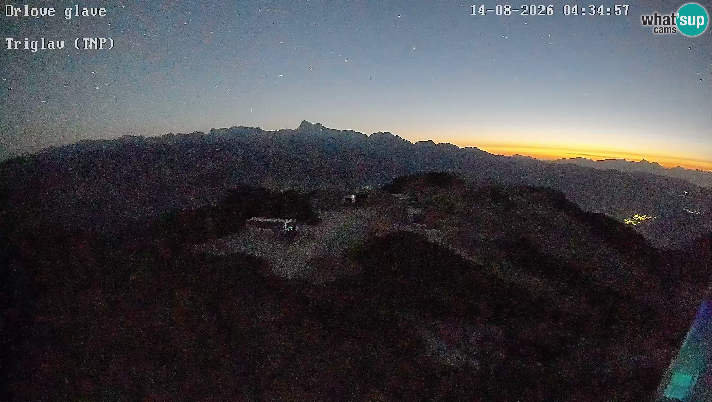 Skigebiet Vogel webcam Orlova Glava und Triglav