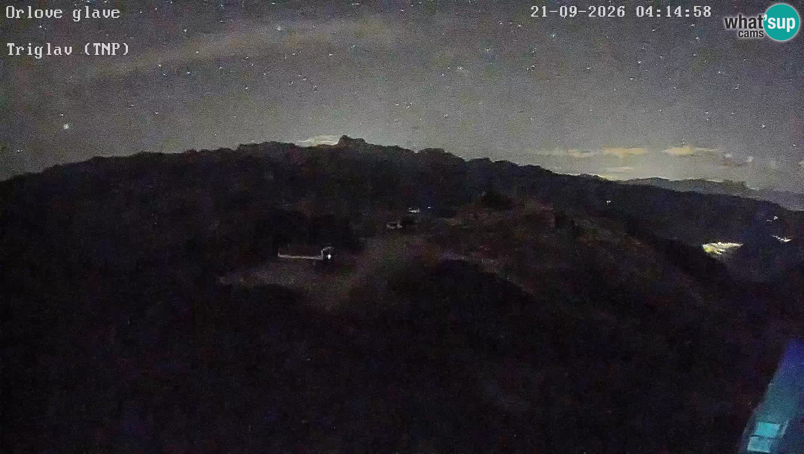 Skijalište Vogel web kamera panorama sa Orlove glave proti Triglavu