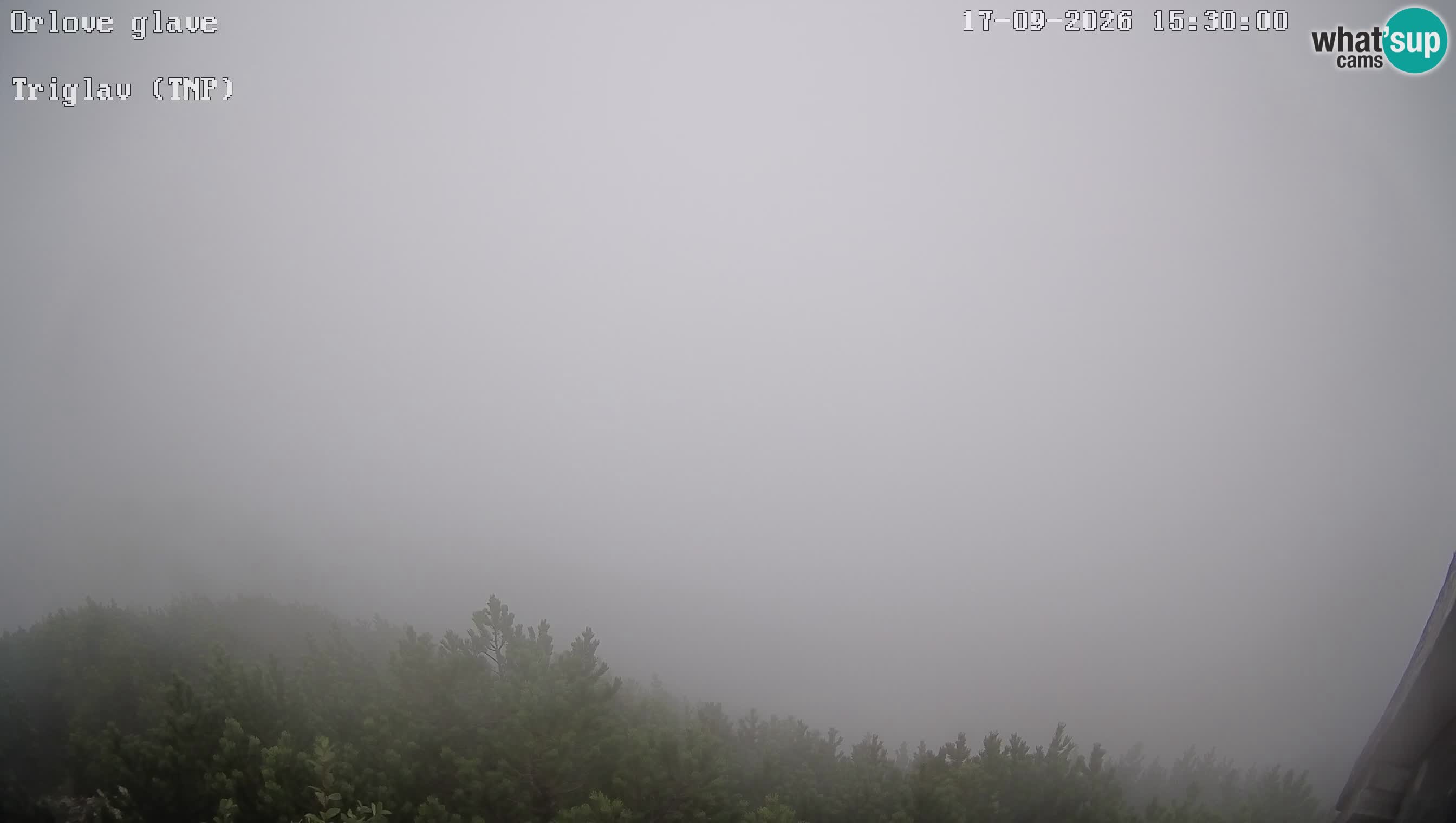 Smučišče Vogel Spletna kamera Pogled z Orlove Glave proti Triglavu