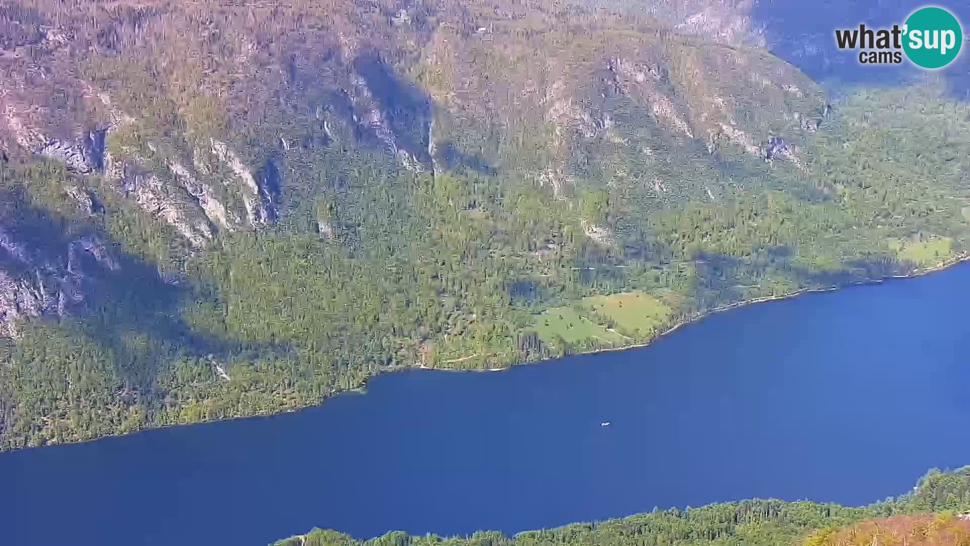 Cámara web del lago Bohinj y Triglav – vista desde la estación de esquí de Vogel