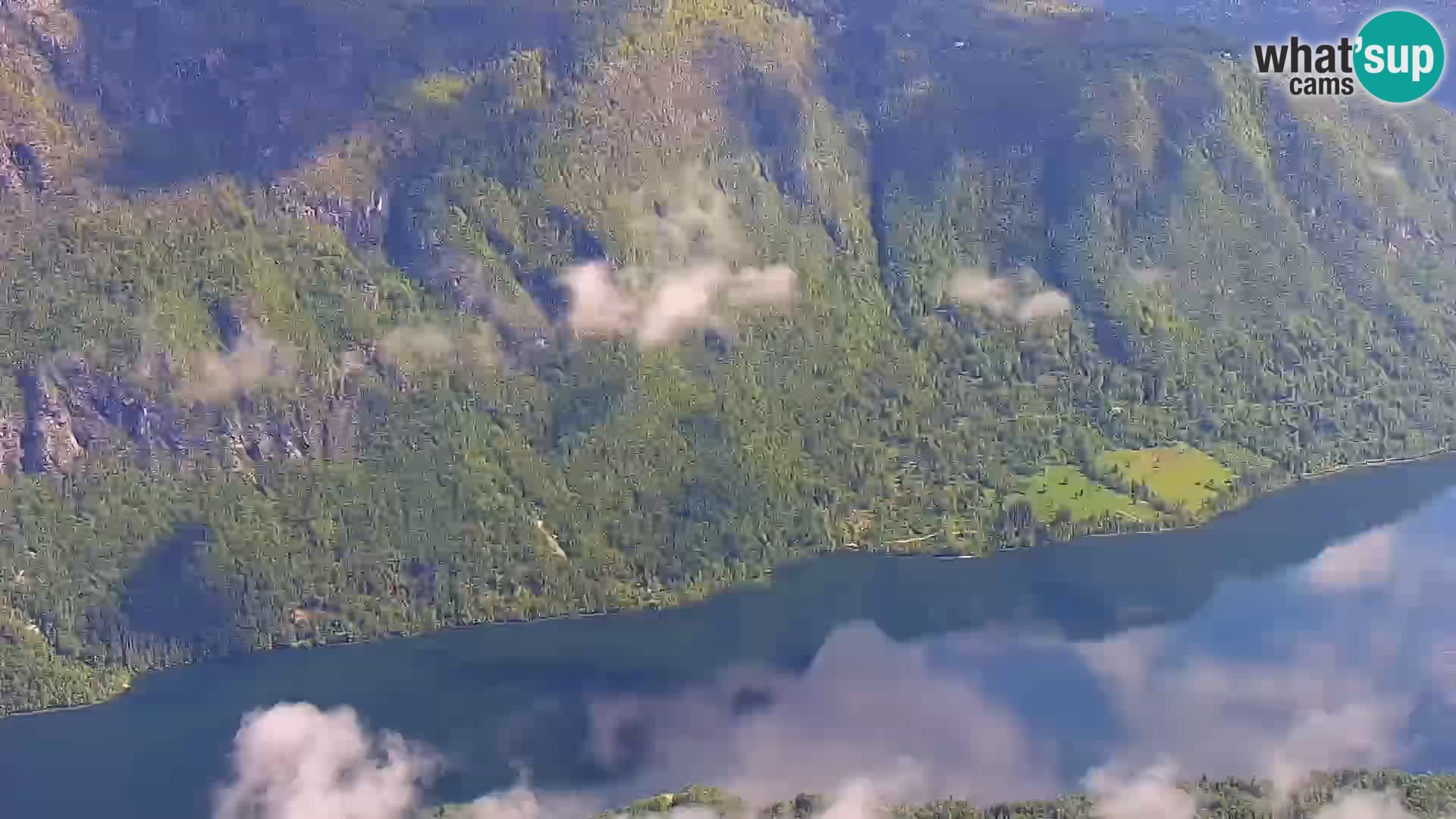 Webcam Bohinj See und Triglav – Blick vom Skigebiet Vogel