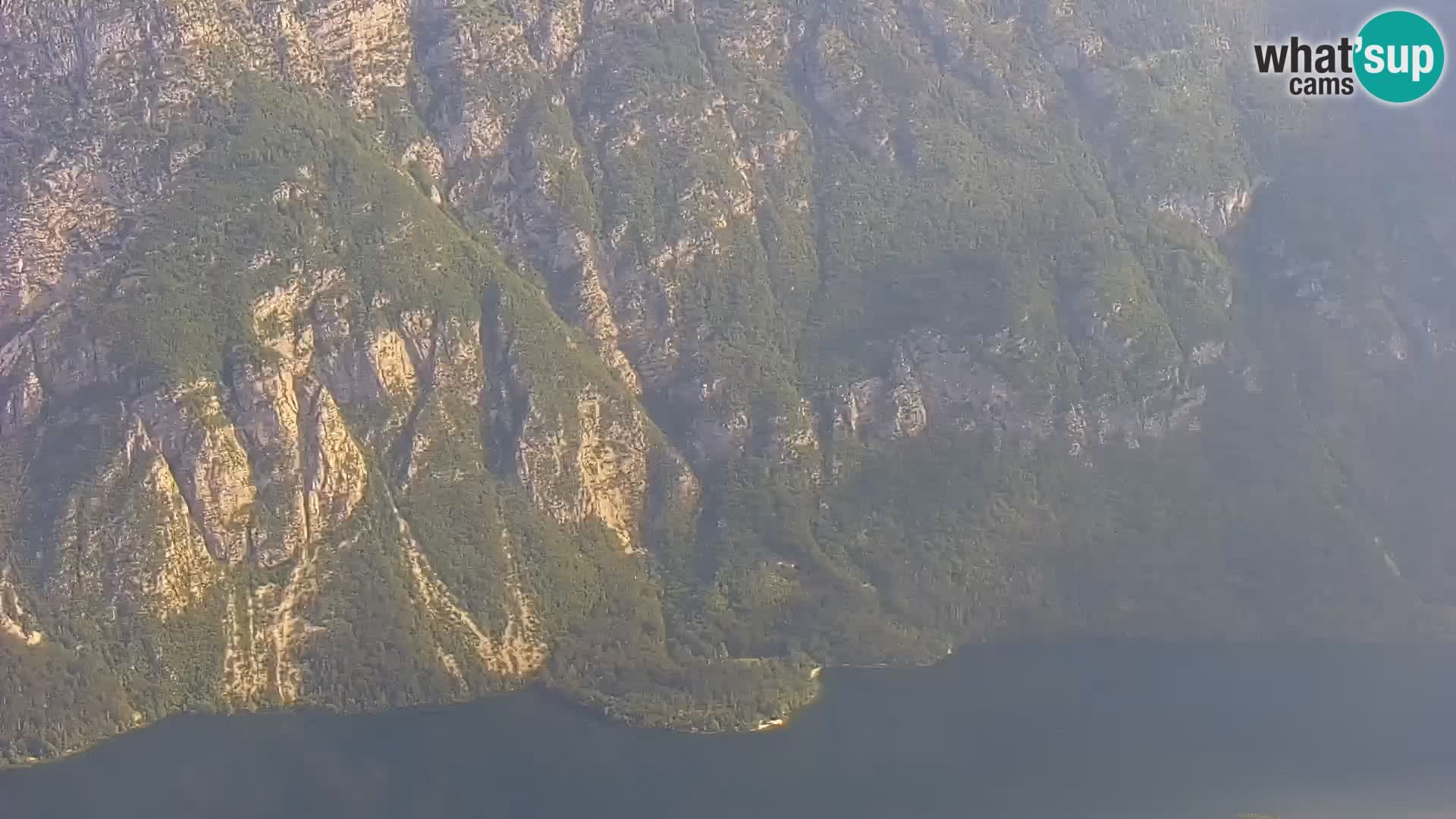 Webcam lac de Bohinj et Triglav – vue depuis la station de ski de Vogel