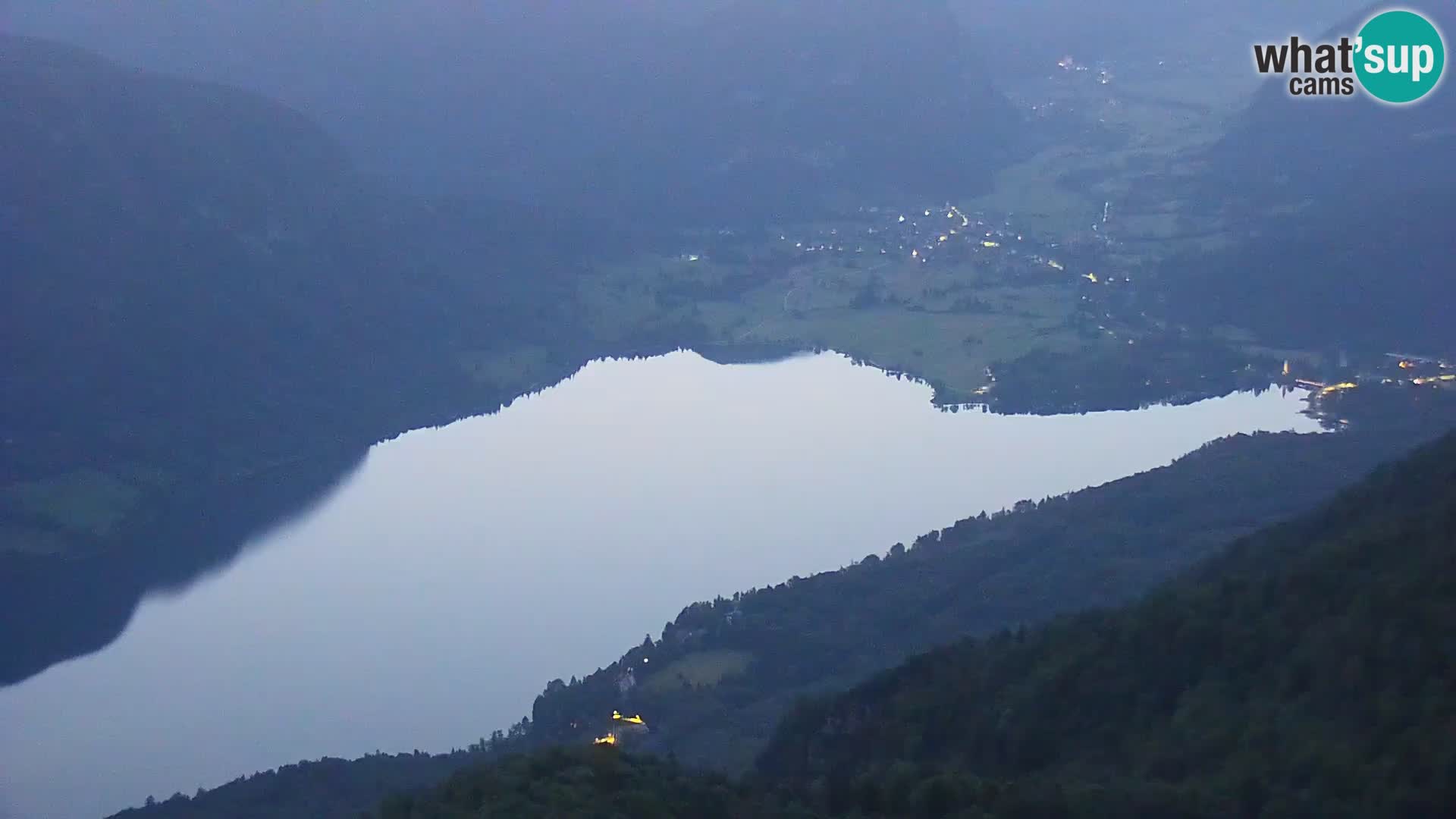 Webcam lago di Bohinj e del Triglav – vista dalla stazione sciistica di Vogel