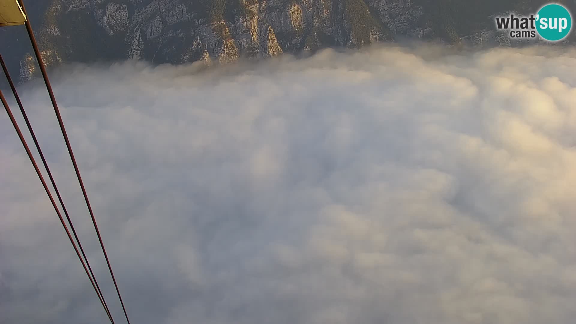 Bohinj lake webcam and Triglav – view from Vogel ski resort