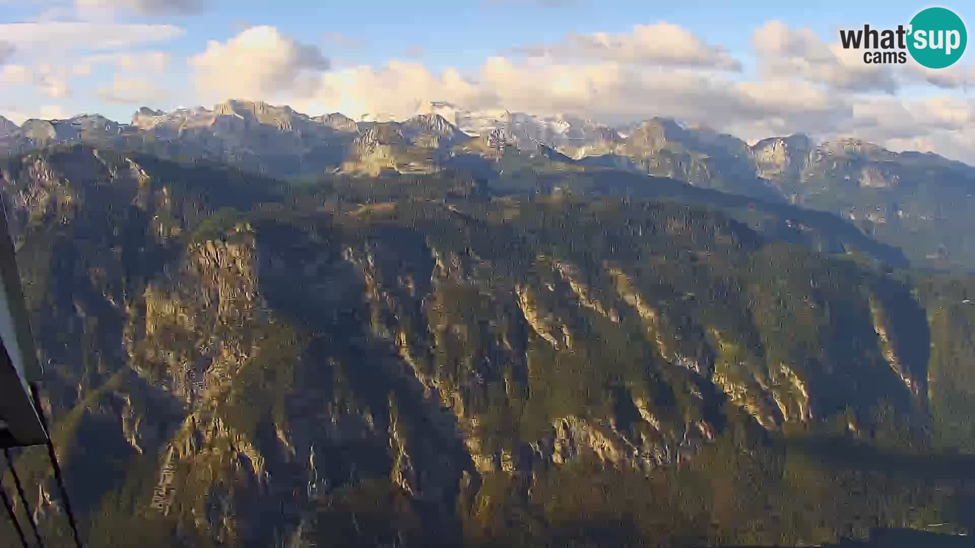 Webcam Bohinj See und Triglav – Blick vom Skigebiet Vogel