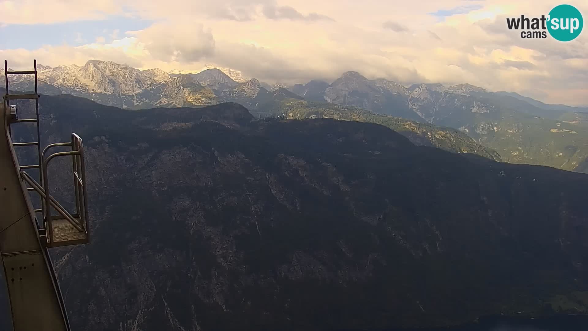 Spletna kamera Bohinj jezero in na Triglav – pogled s smučišča Vogel