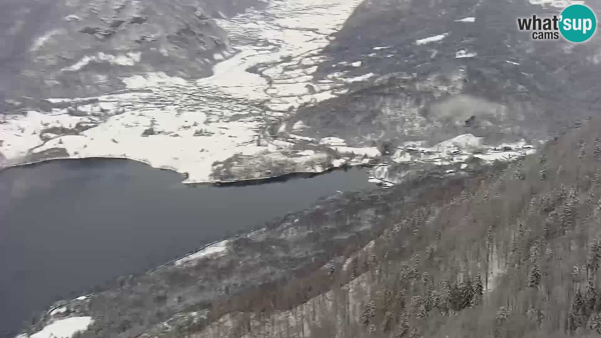 Cámara web del lago Bohinj y Triglav – vista desde la estación de esquí de Vogel